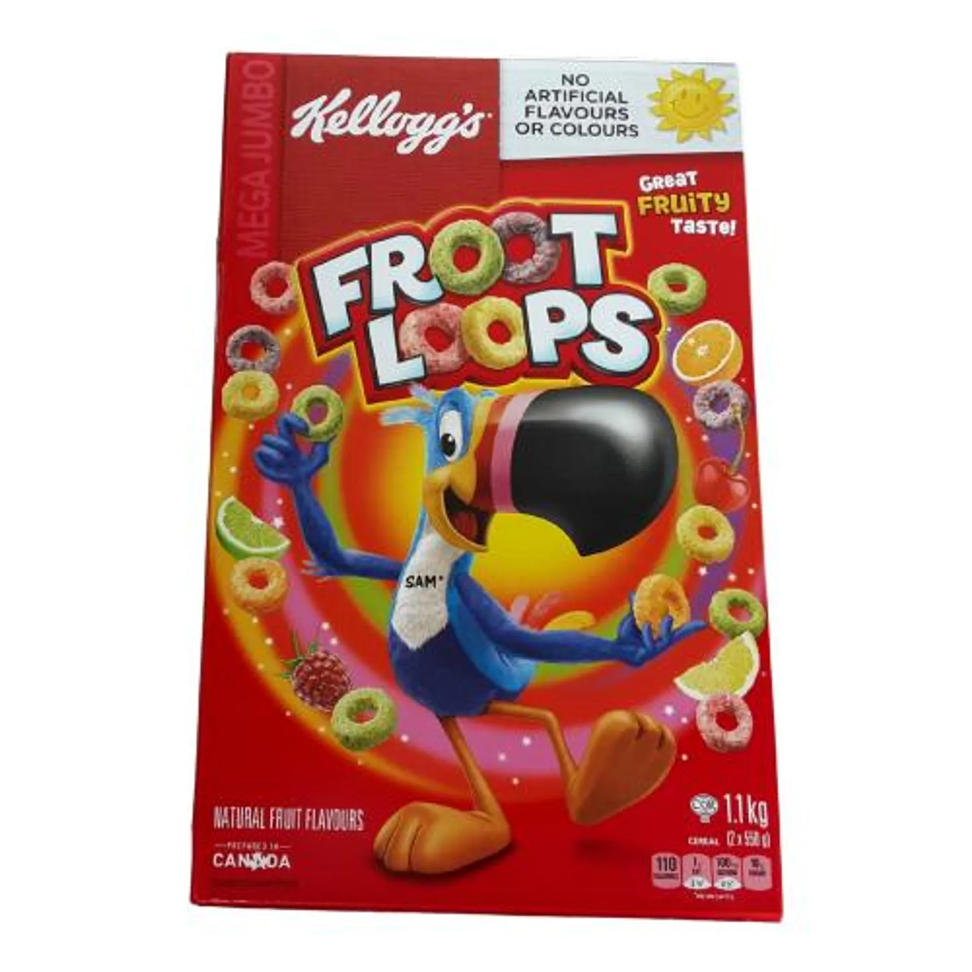 Kellogg's Mega Jumbo Froot Loops 1.1 kg