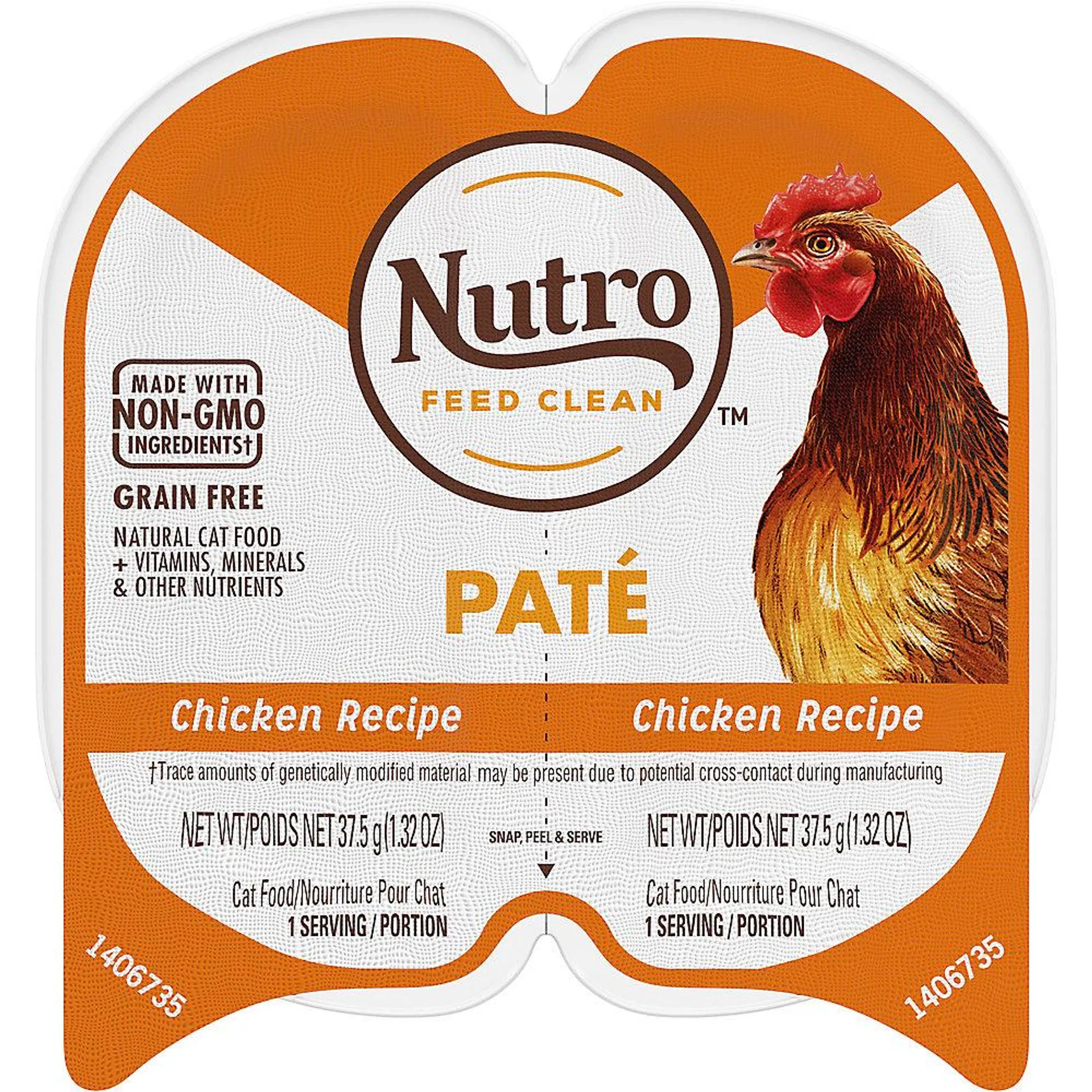 Nutro Perfect Portions Pate Adult Wet Cat Food - Grain Free, 2.64oz