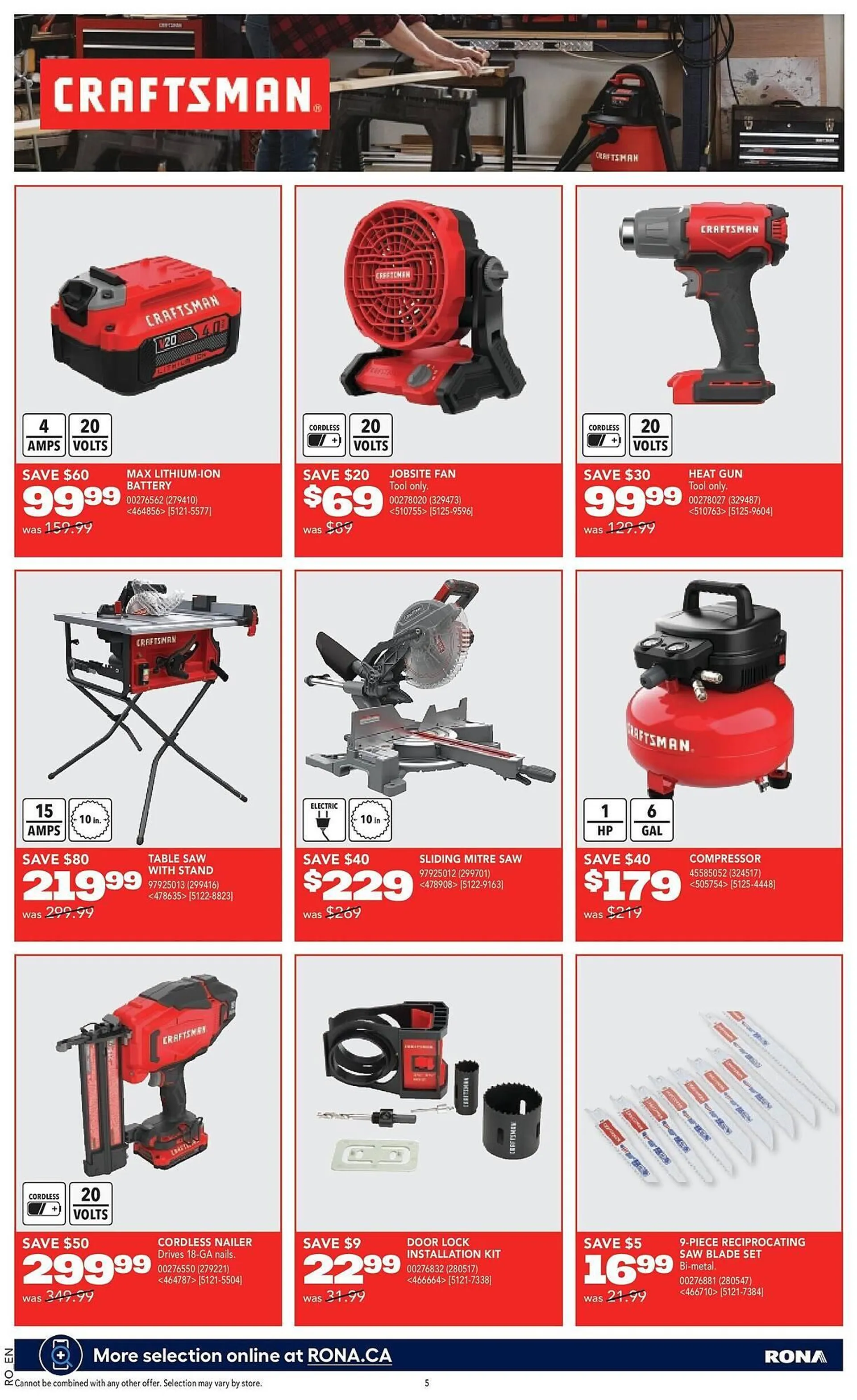 RONA flyer from May 8 to July 31 2025 - flyer page 6