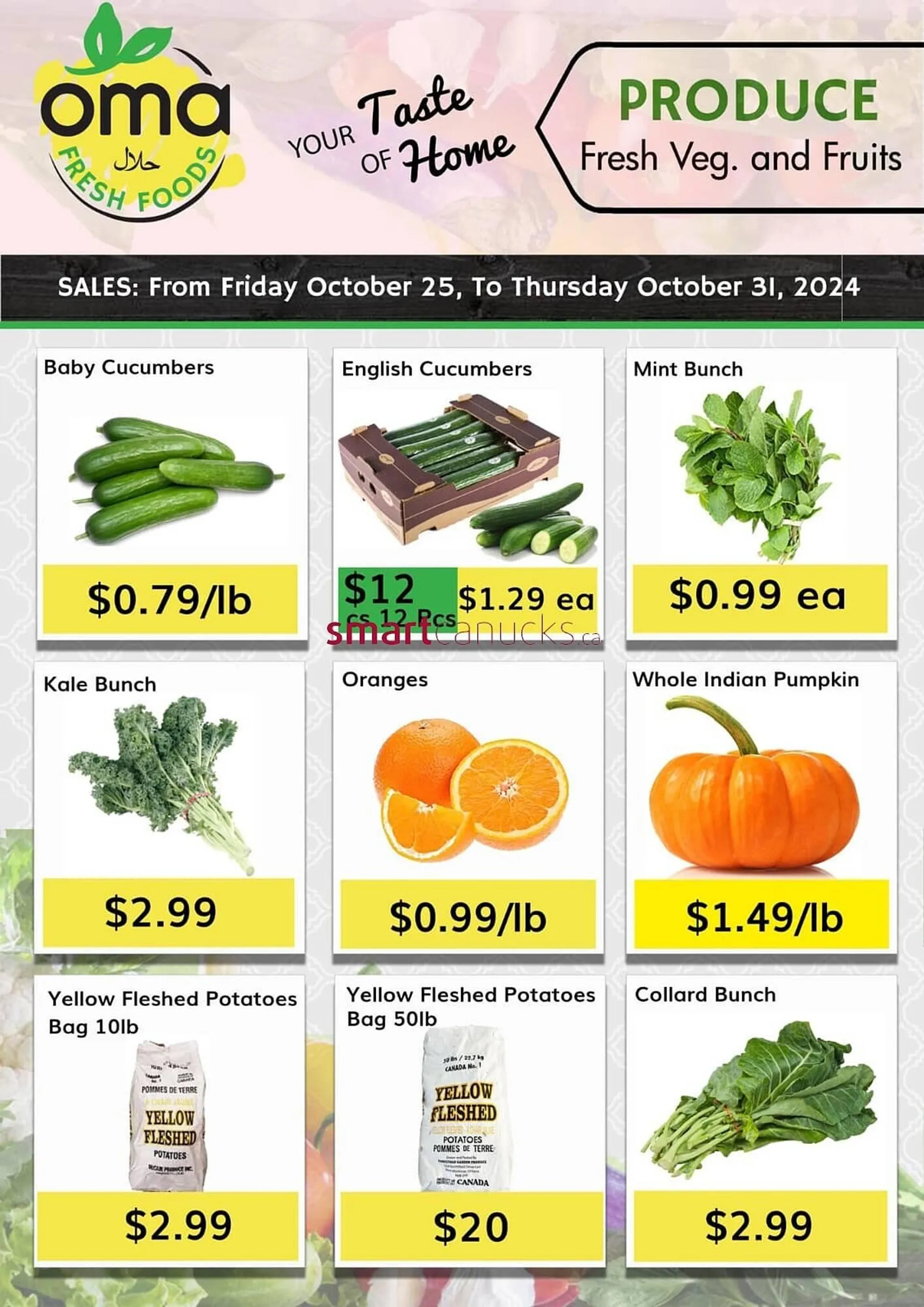 Oma Fresh Foods flyer from October 25 to October 31 2024 - flyer page 7