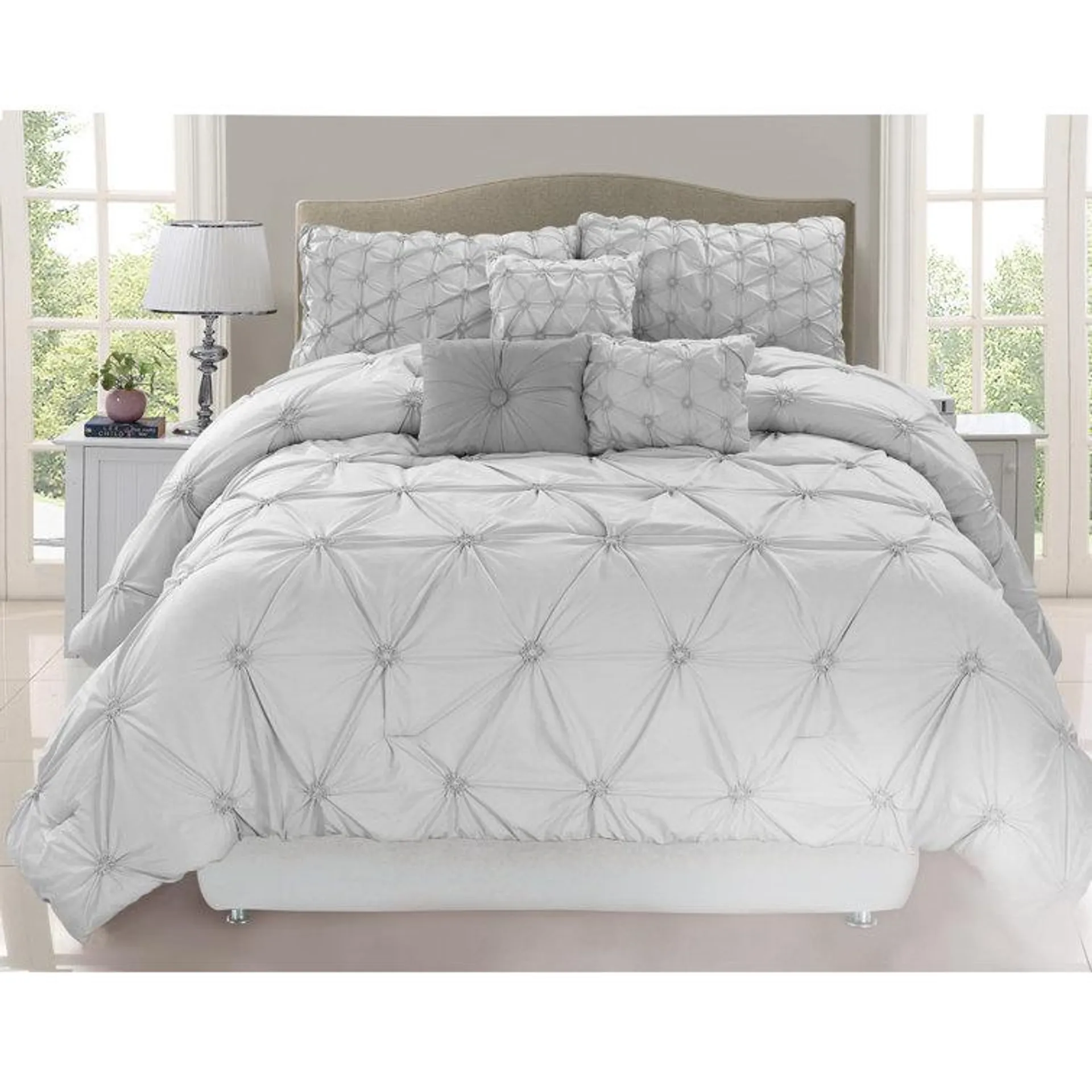 Deana Modern & Contemporary Microfiber Comforter Set