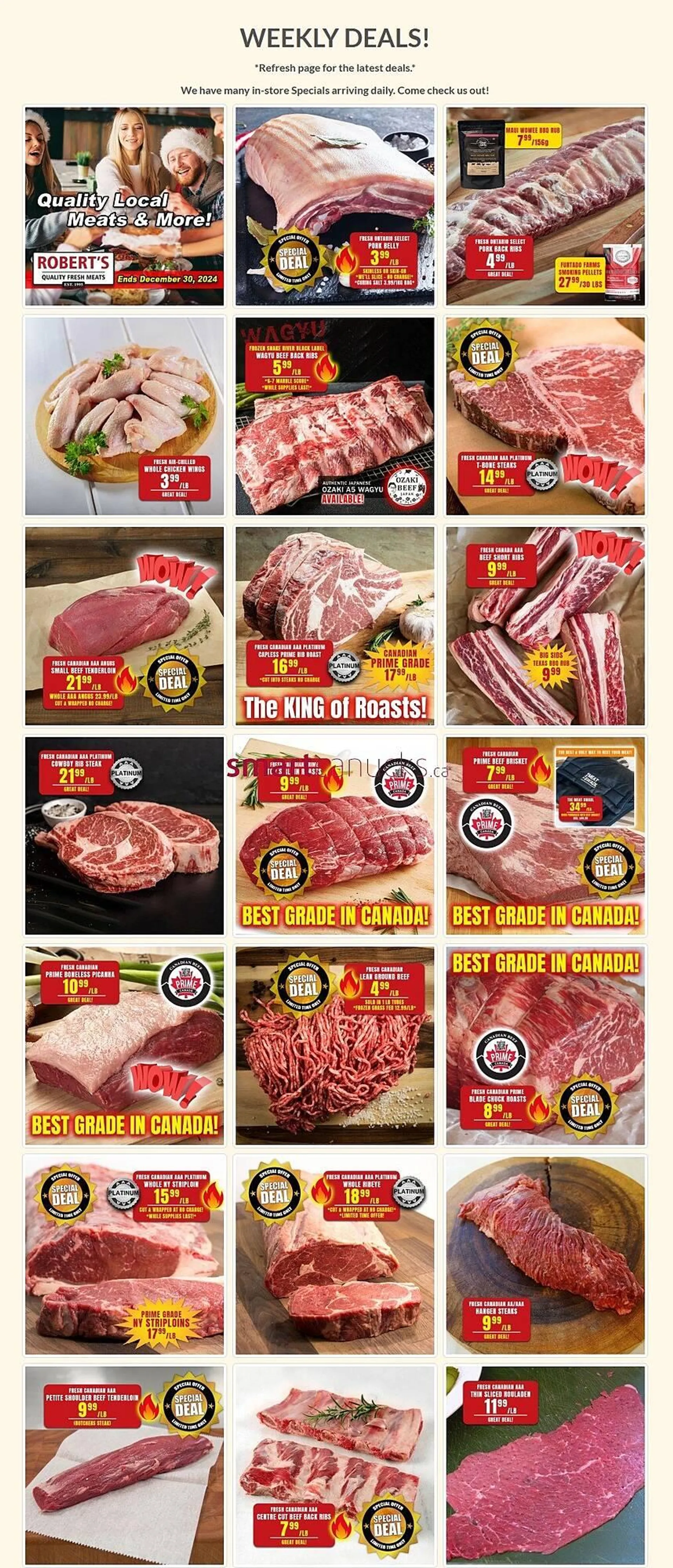 Roberts Fresh and Boxed Meats flyer - 1