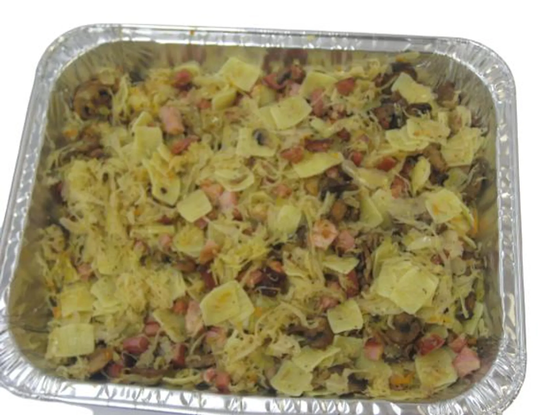 Lazanki - Noodles with Cabbage and Sausage
