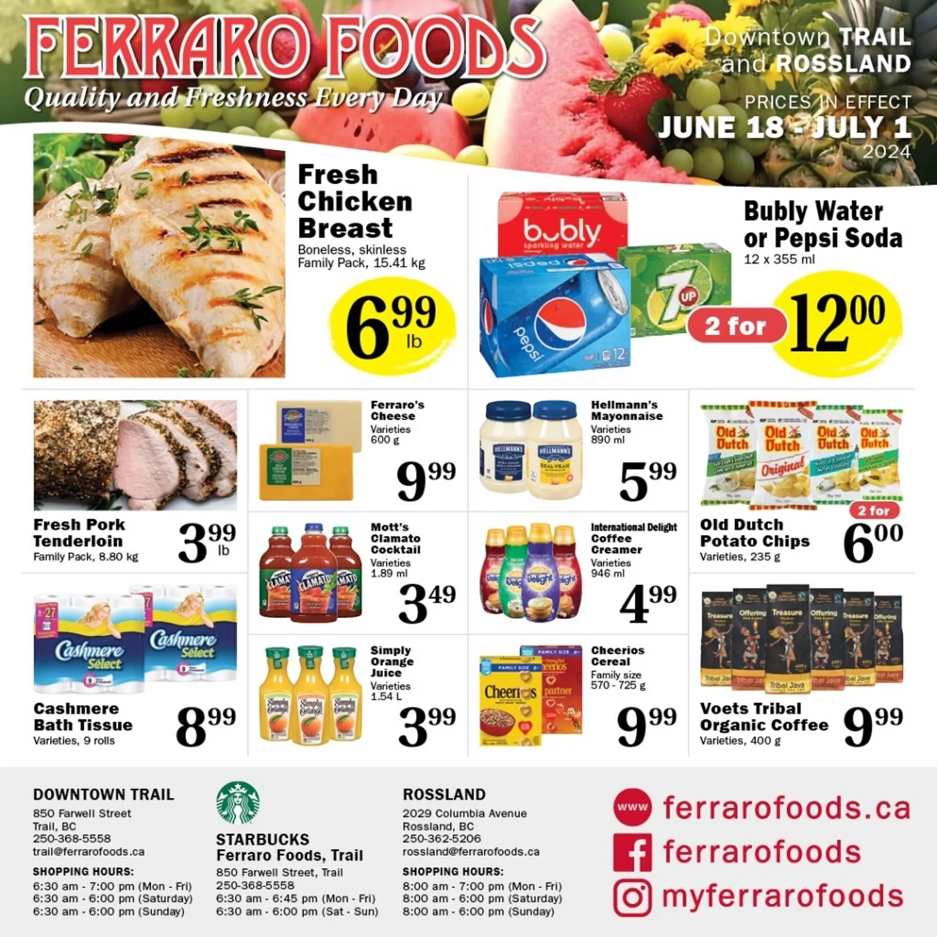 Ferraro Foods flyer - 1