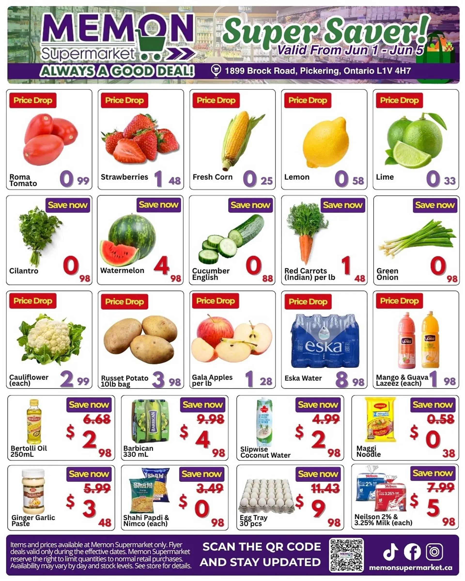 Memon Supermarket flyer from June 1 to June 30 2025 - flyer page 1