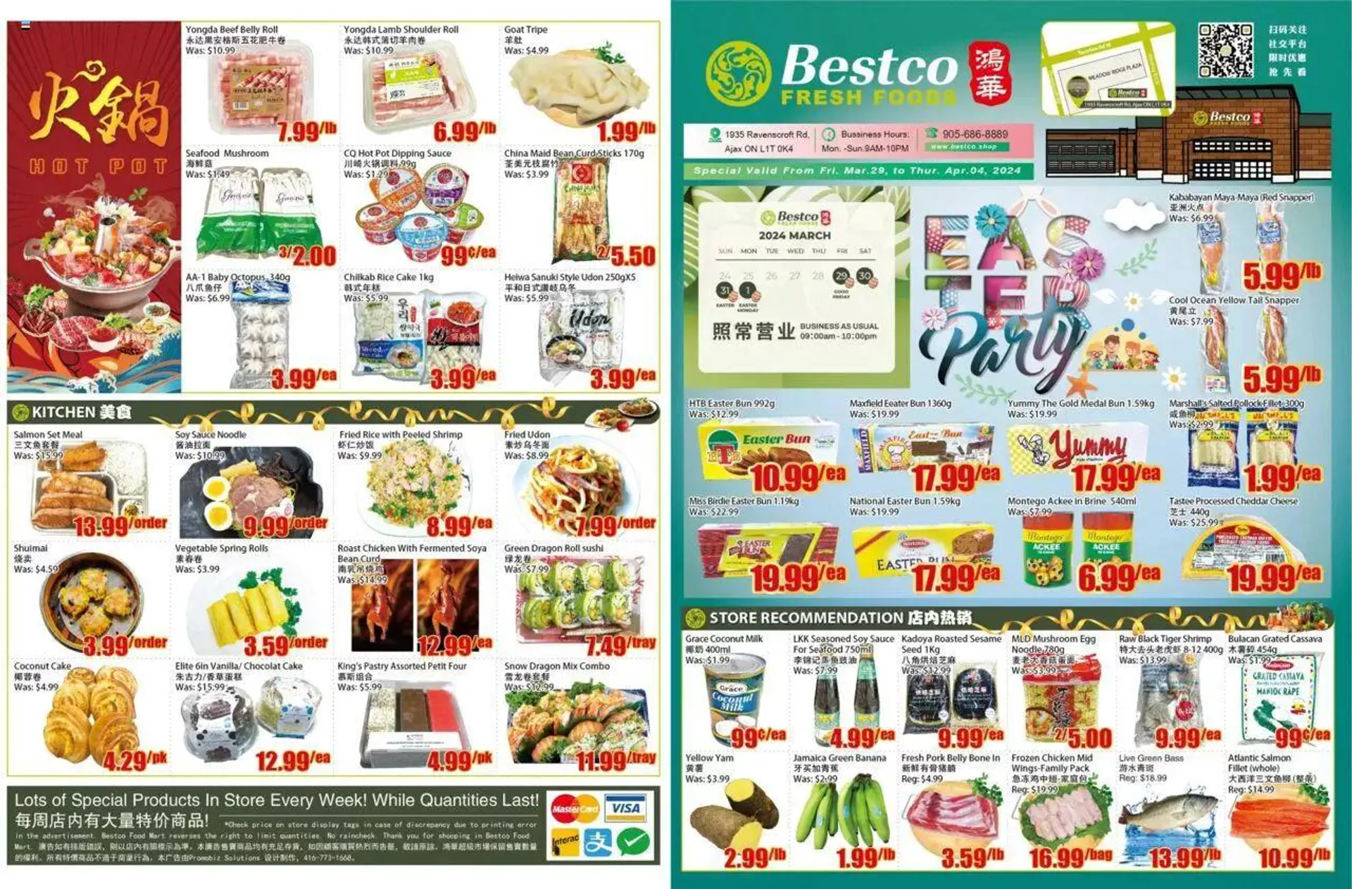 Bestco Foodmart weekly flyer / circulaire from March 29 to April 4 2024 - flyer page 