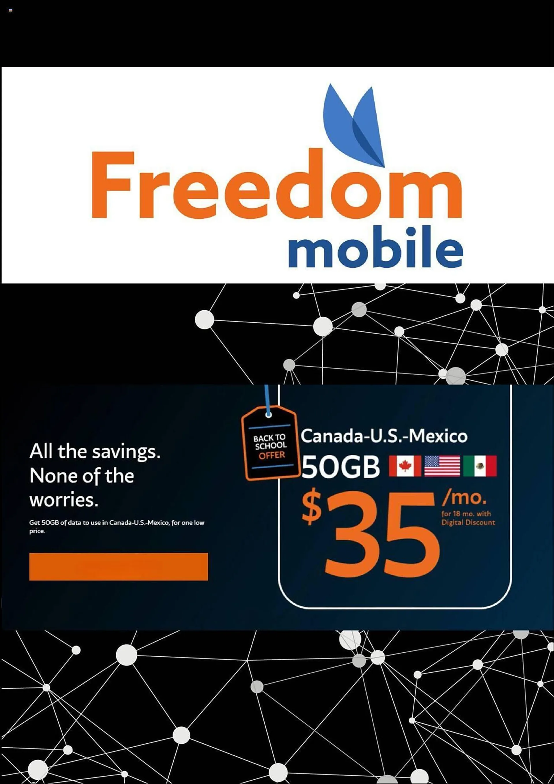 Freedom Mobile flyer - 1