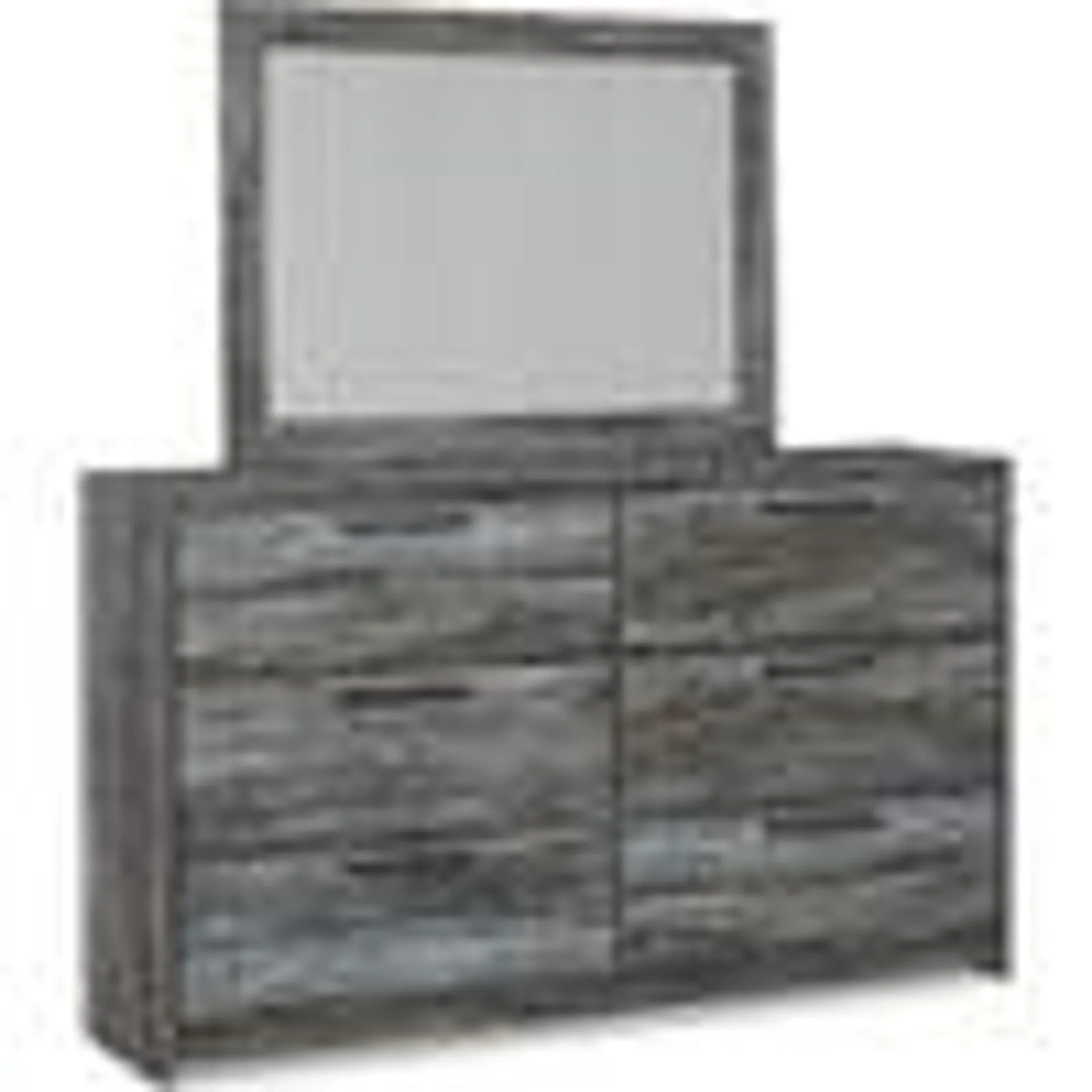 Baystorm Dresser and Mirror - Gray