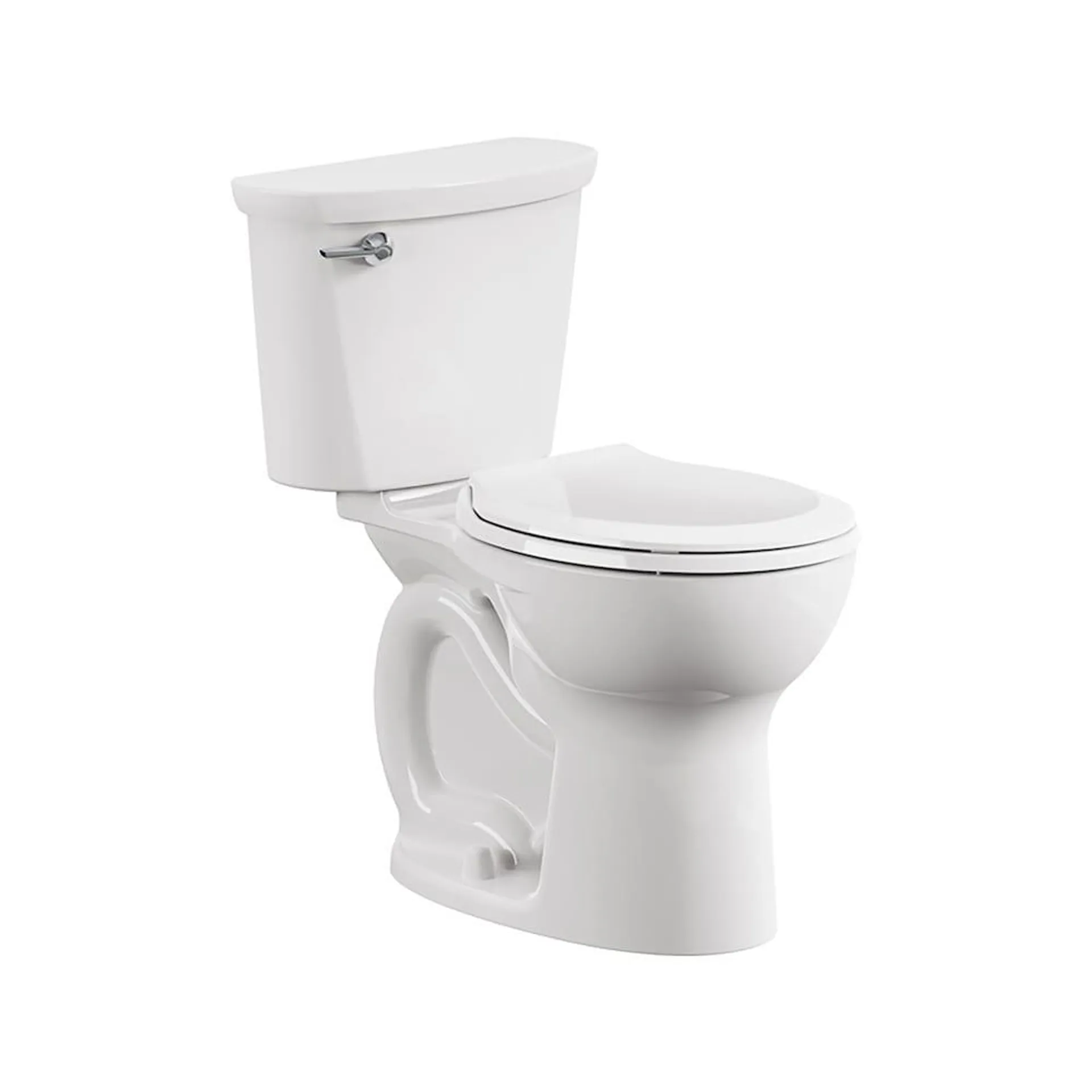 Cadet 10 in Rough-In 2-Piece 4.8 LPF Single Flush Chair Height Round Front Toilet in White