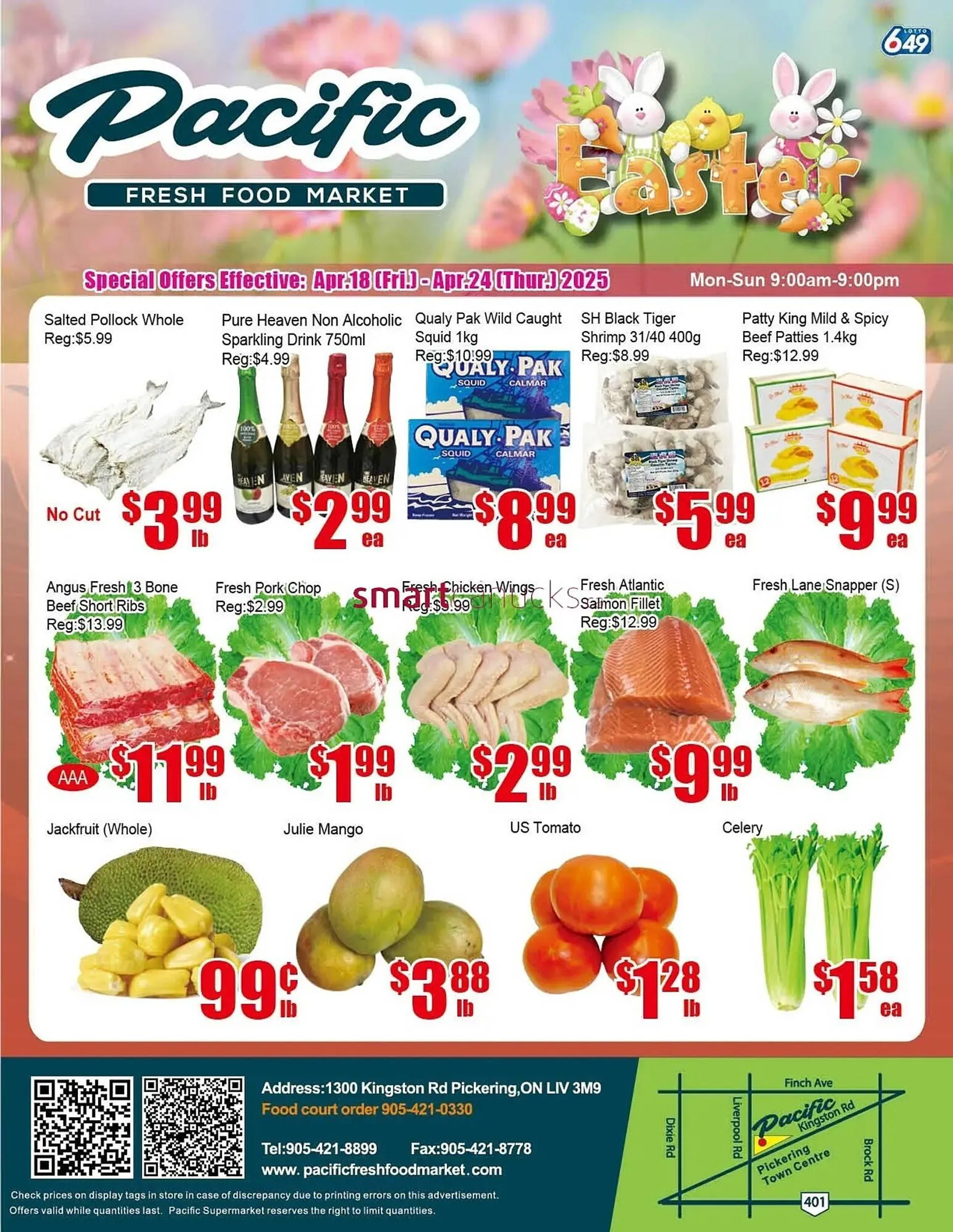 New Pacific Supermarket flyer - 1