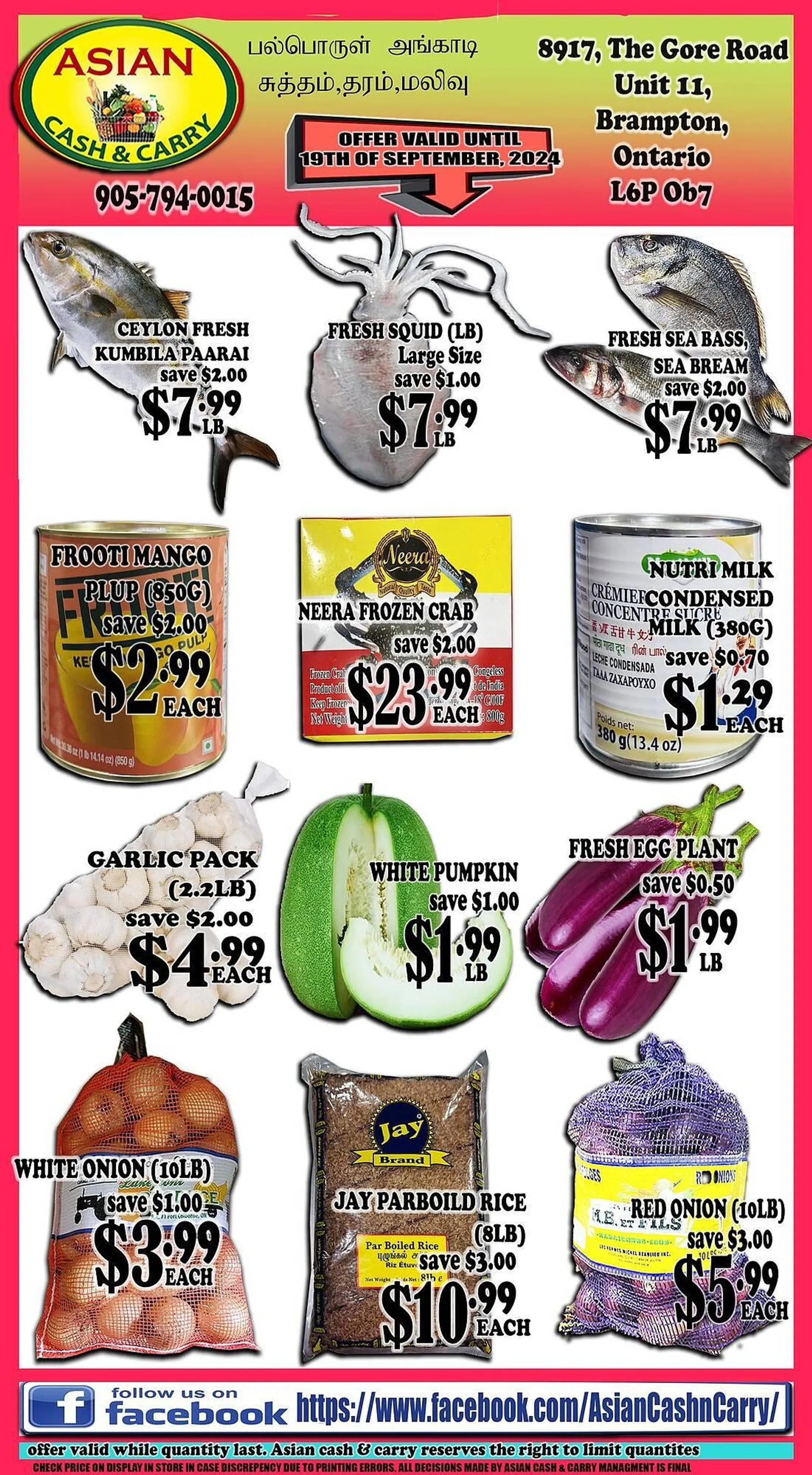 Asian Cash & Carry flyer - 1