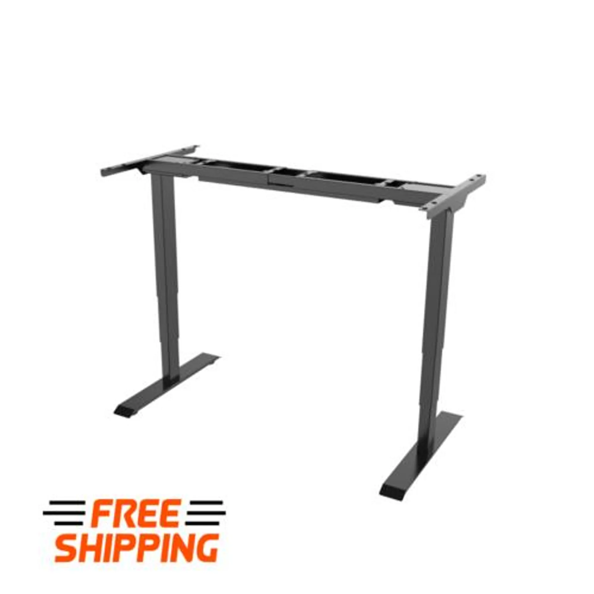 Dual-Motor Height Adjustable ADR Sit-Stand Desk Frame - Electric - Black