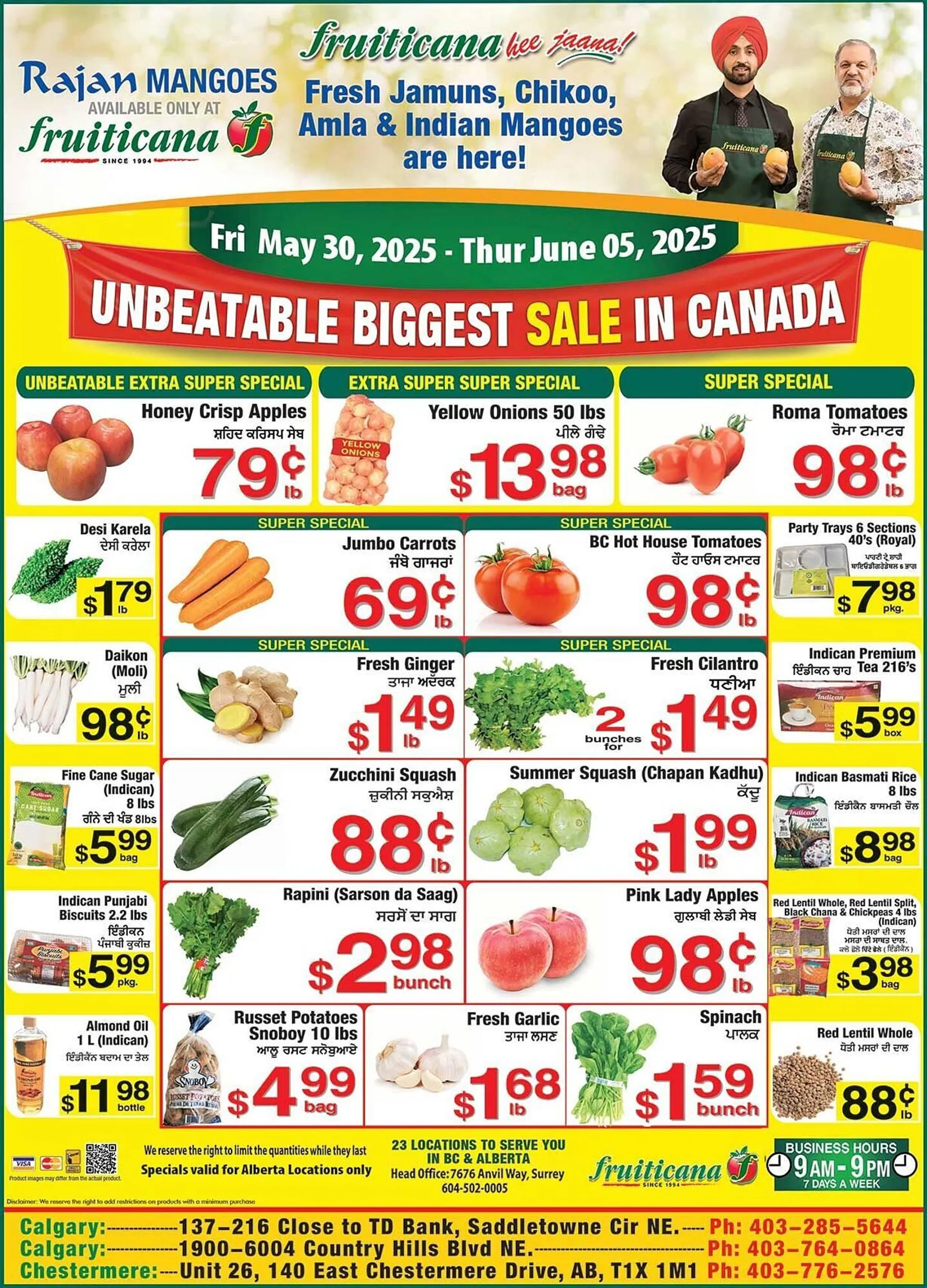 Fruiticana flyer from May 29 to June 19 2025 - flyer page 1