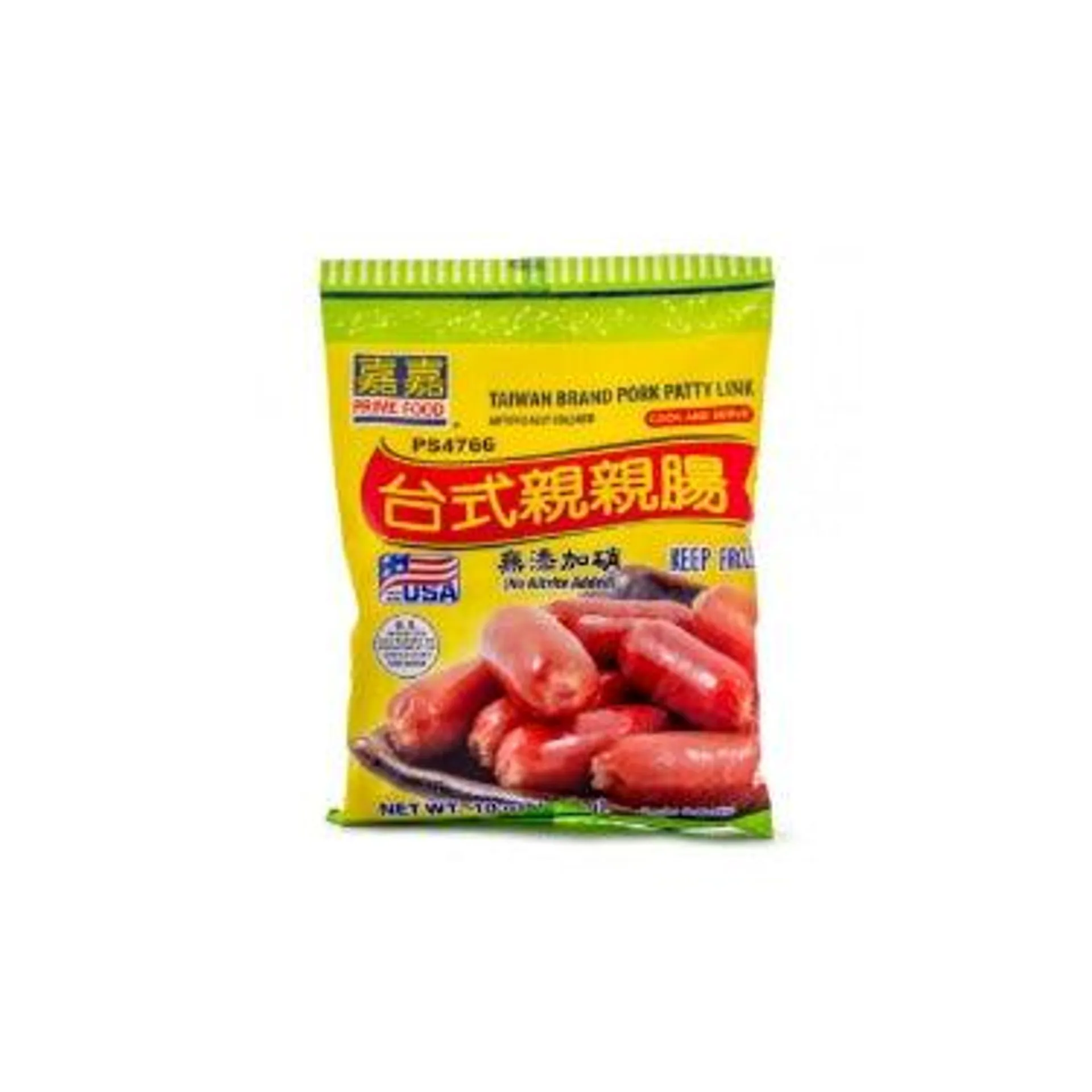 PRIME FOOD Taiwan Brand Pork Patty Link 284g