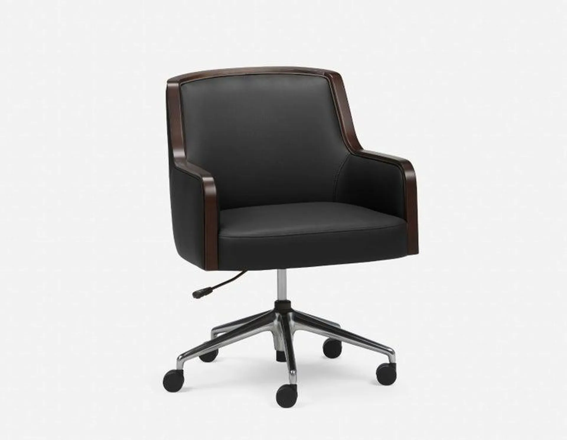 AUSTIN curved wood office chair