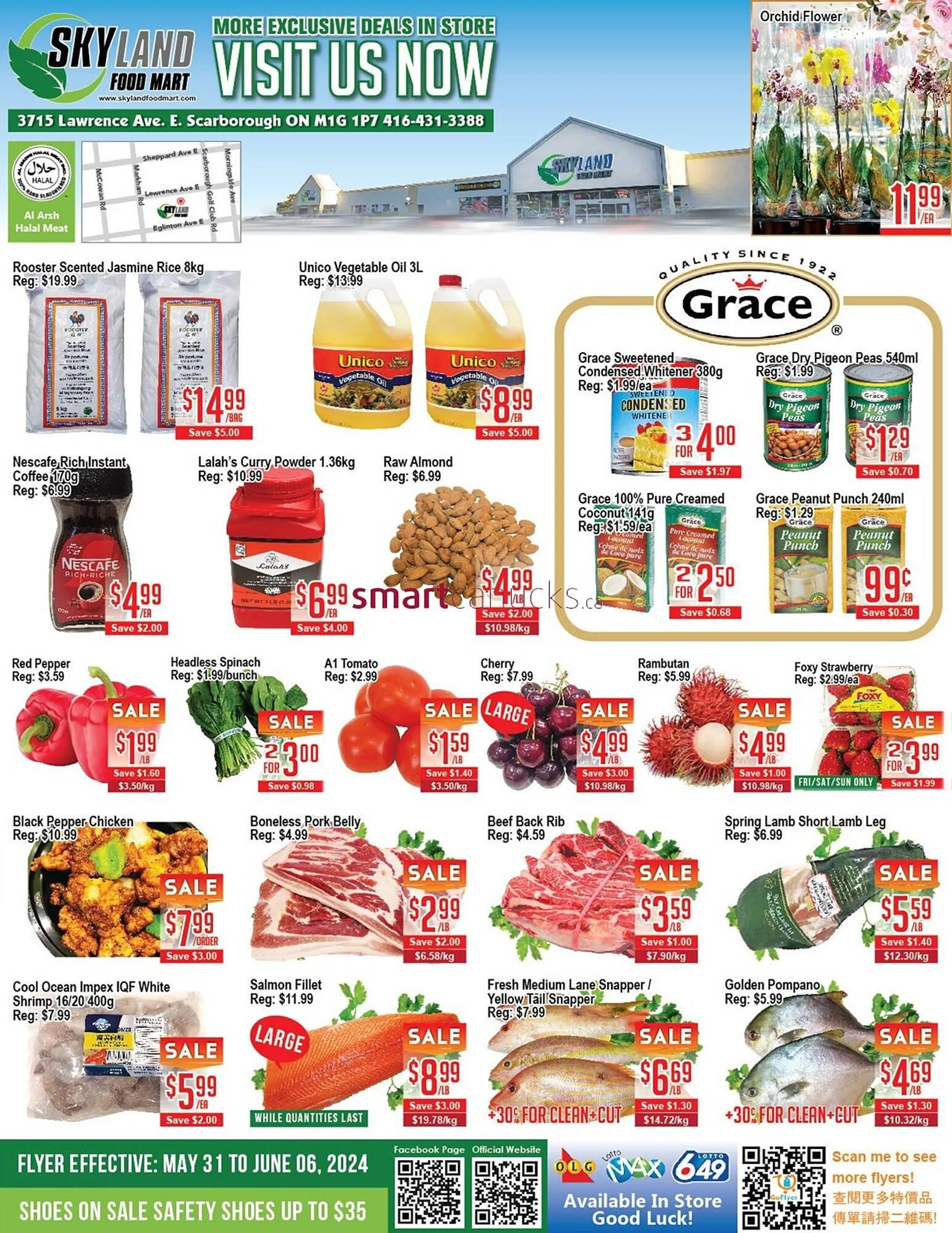 Skyland Foodmart flyer - 1