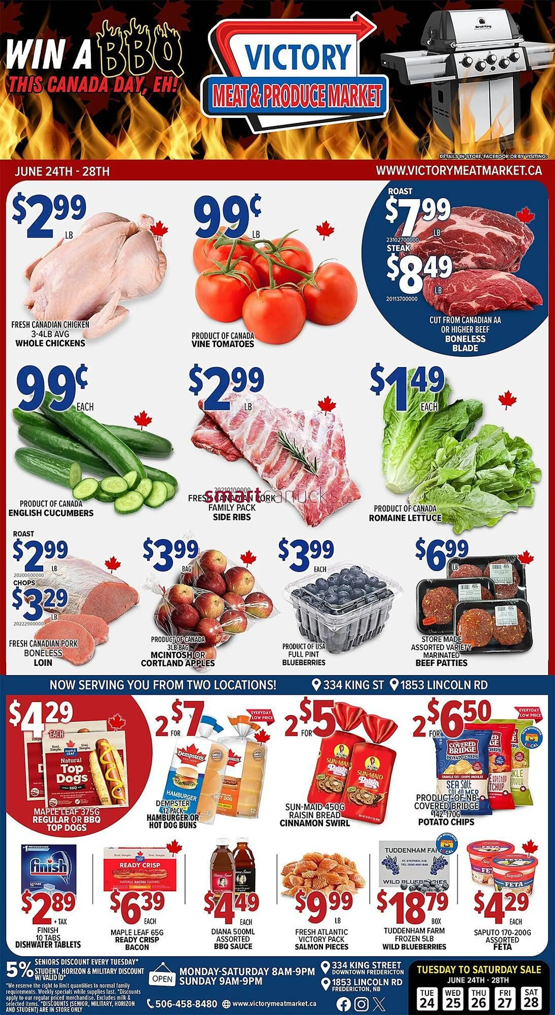 Victory Meat Market flyer - 1