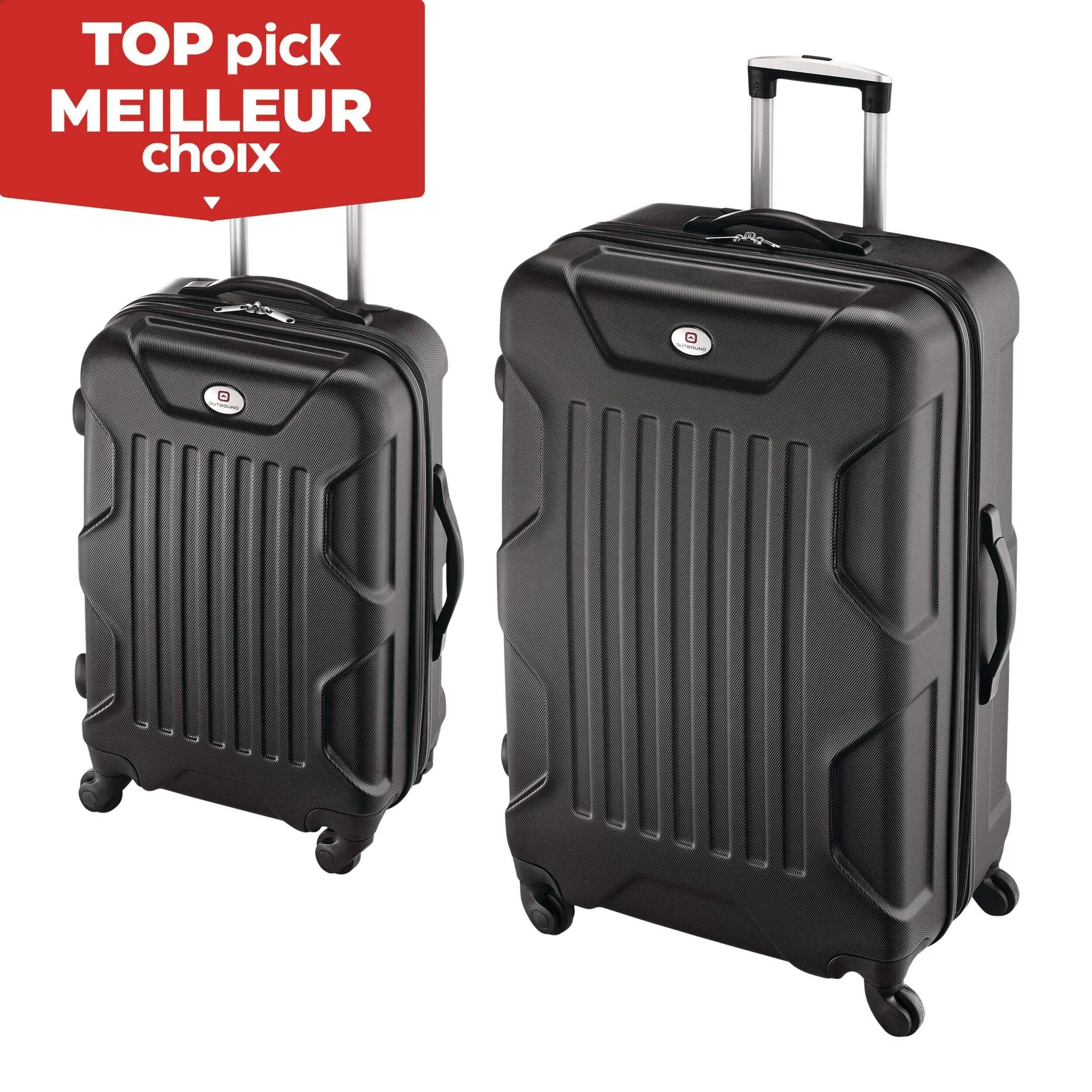 Outbound Hardside Spinner Wheels Luggage Set, 2-pk