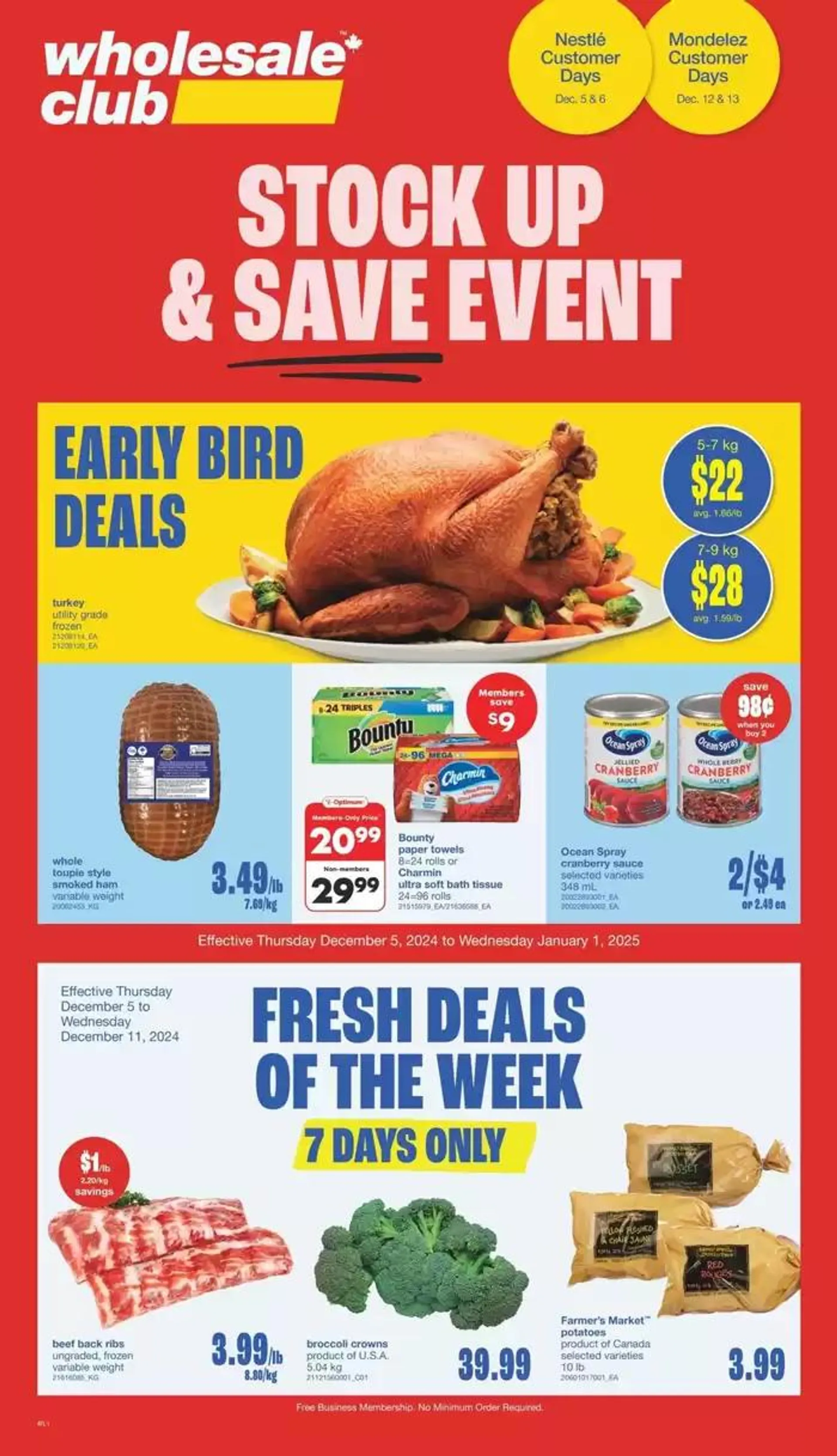 Wholesale Club Weekly ad - 1