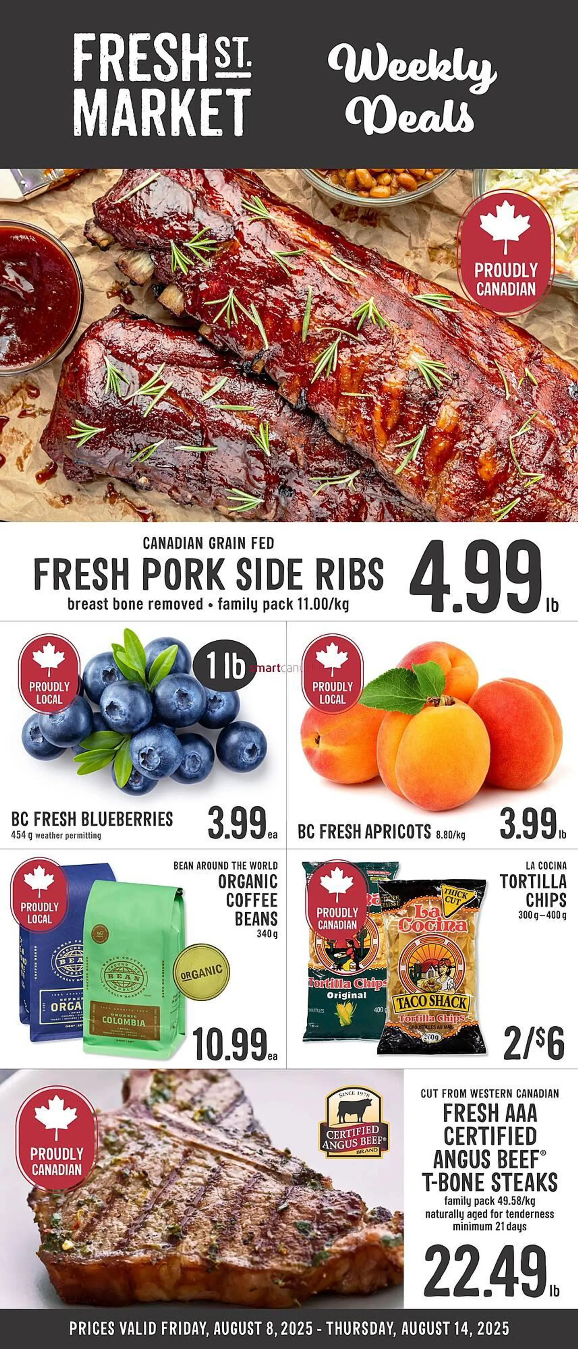 Fresh St Market flyer from August 7 to August 13 2025 - flyer page 1