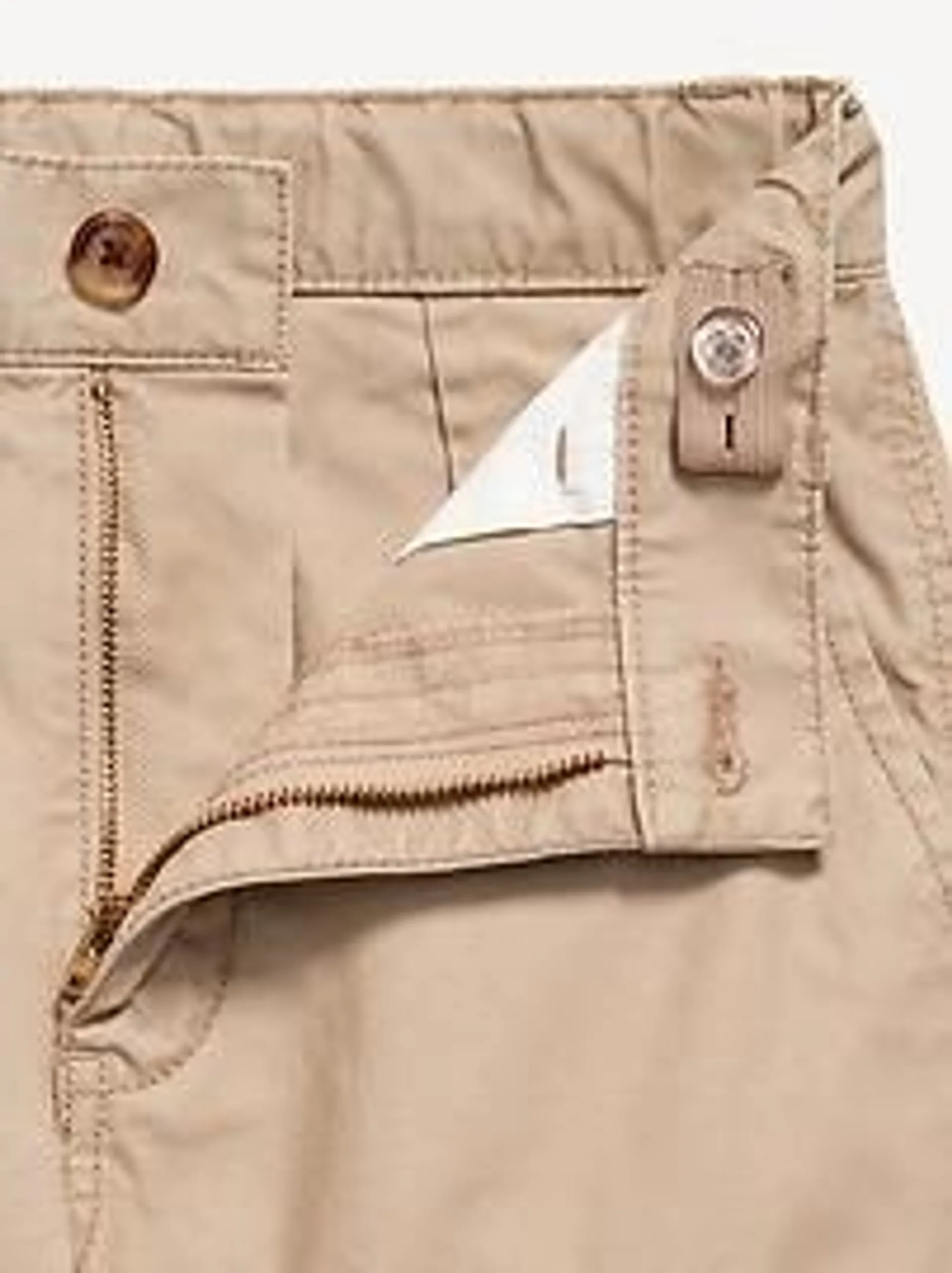 Baggy Non-Stretch Cargo Pants for Boys