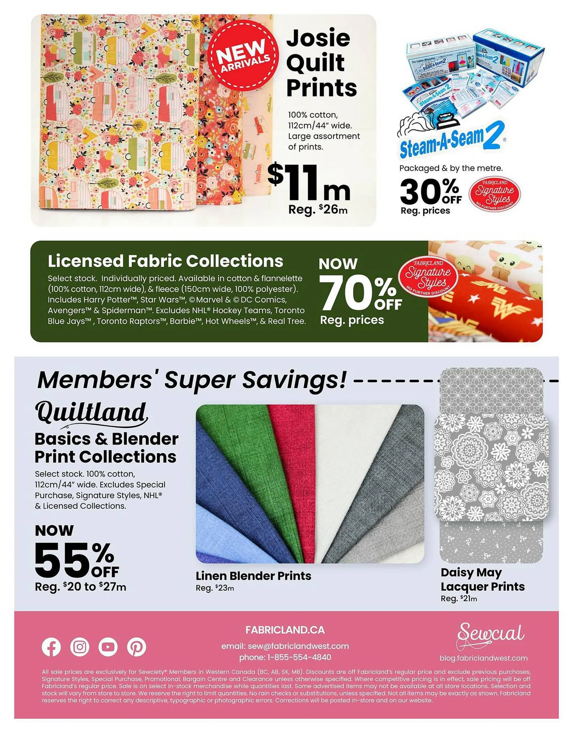 Fabricland flyer from April 2 to April 30 2024 - flyer page 16