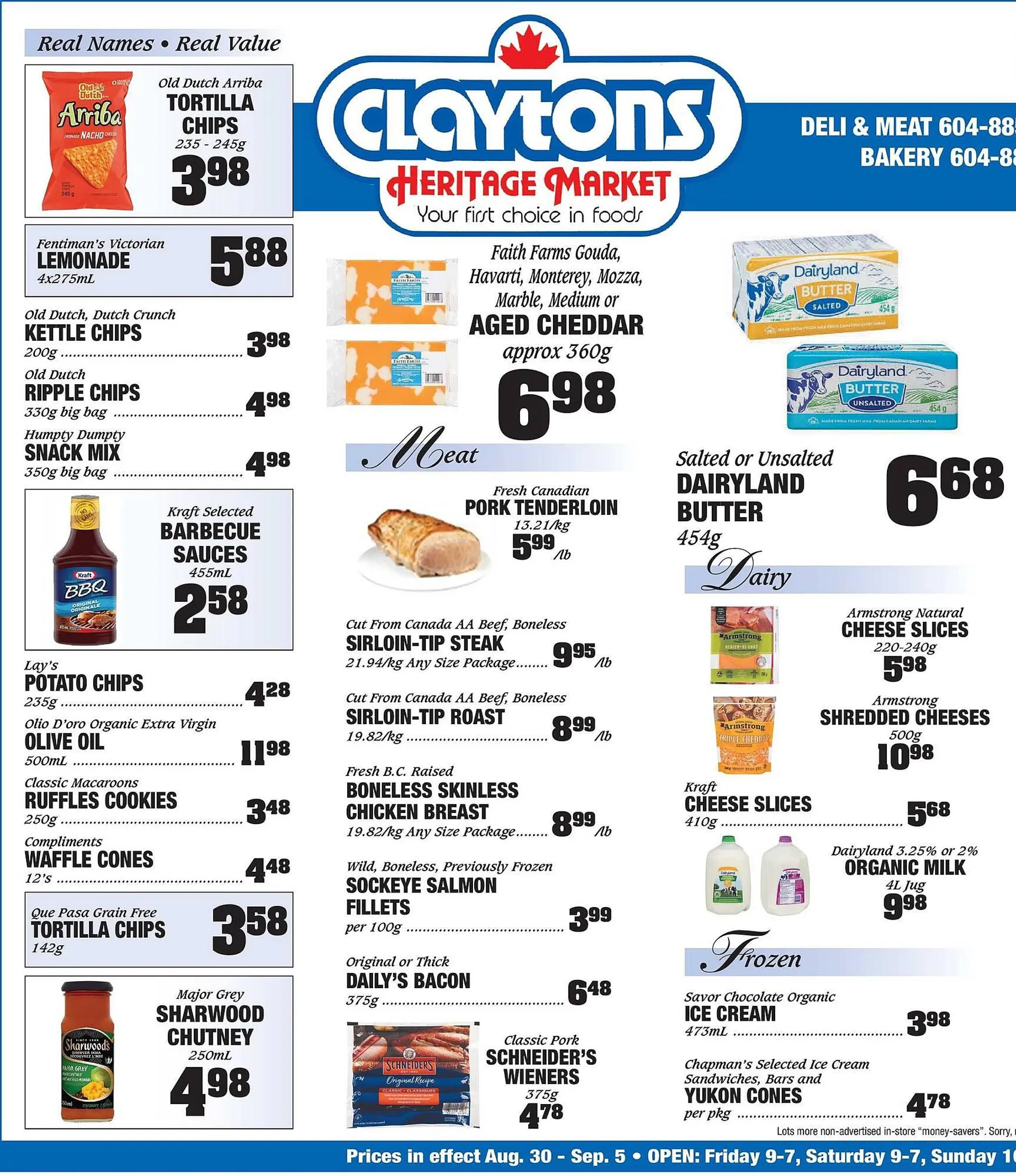 Claytons Heritage Market flyer - 1