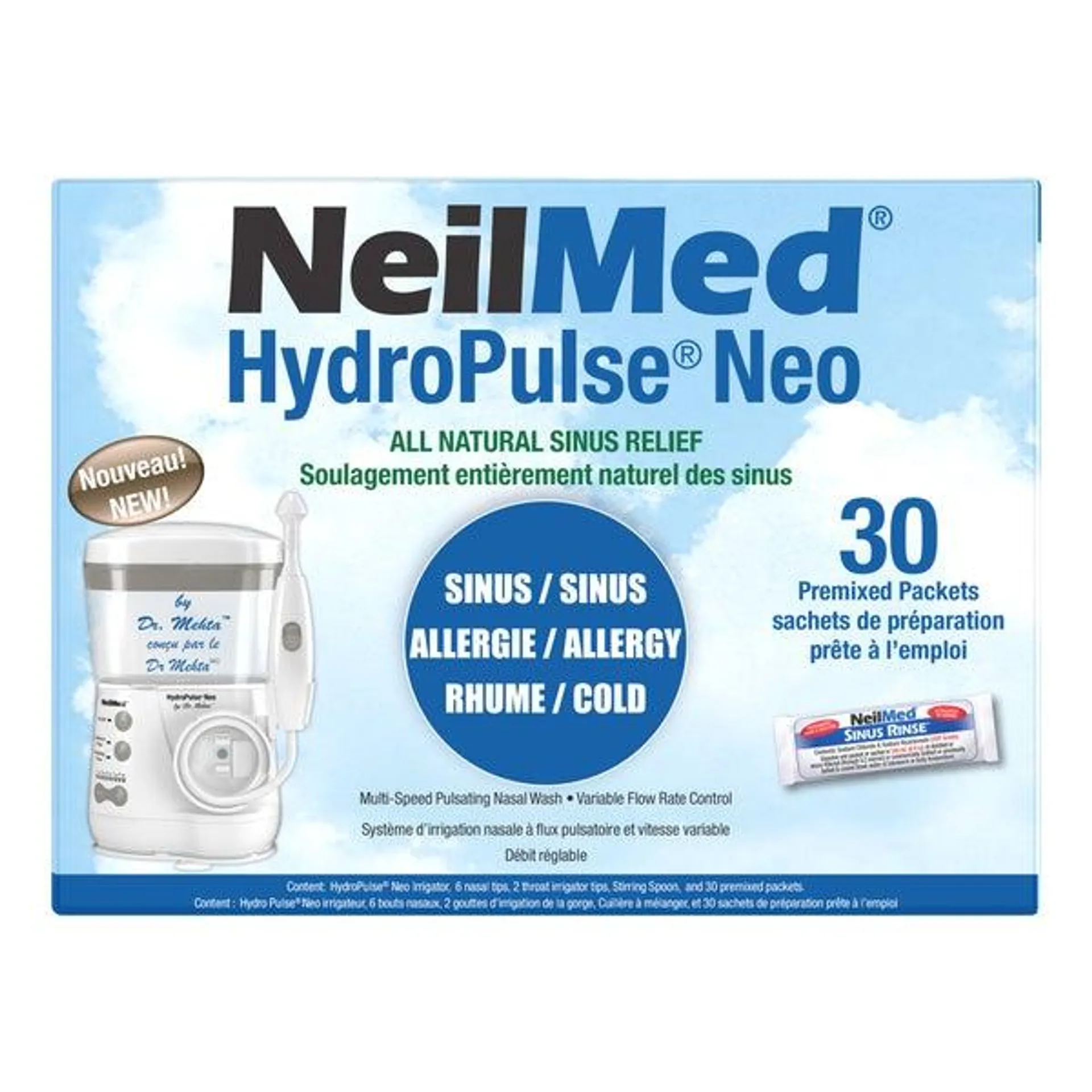 Neilmed Hydropulse Neo, 30-packets