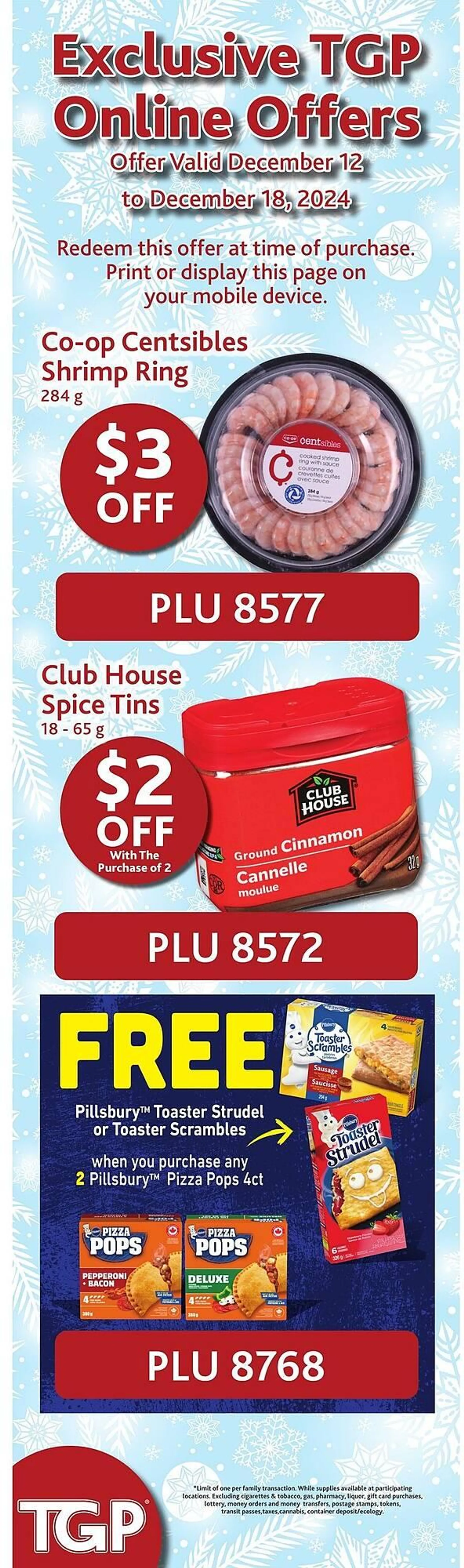 TGP The Grocery People flyer from December 11 to December 17 2024 - flyer page 7