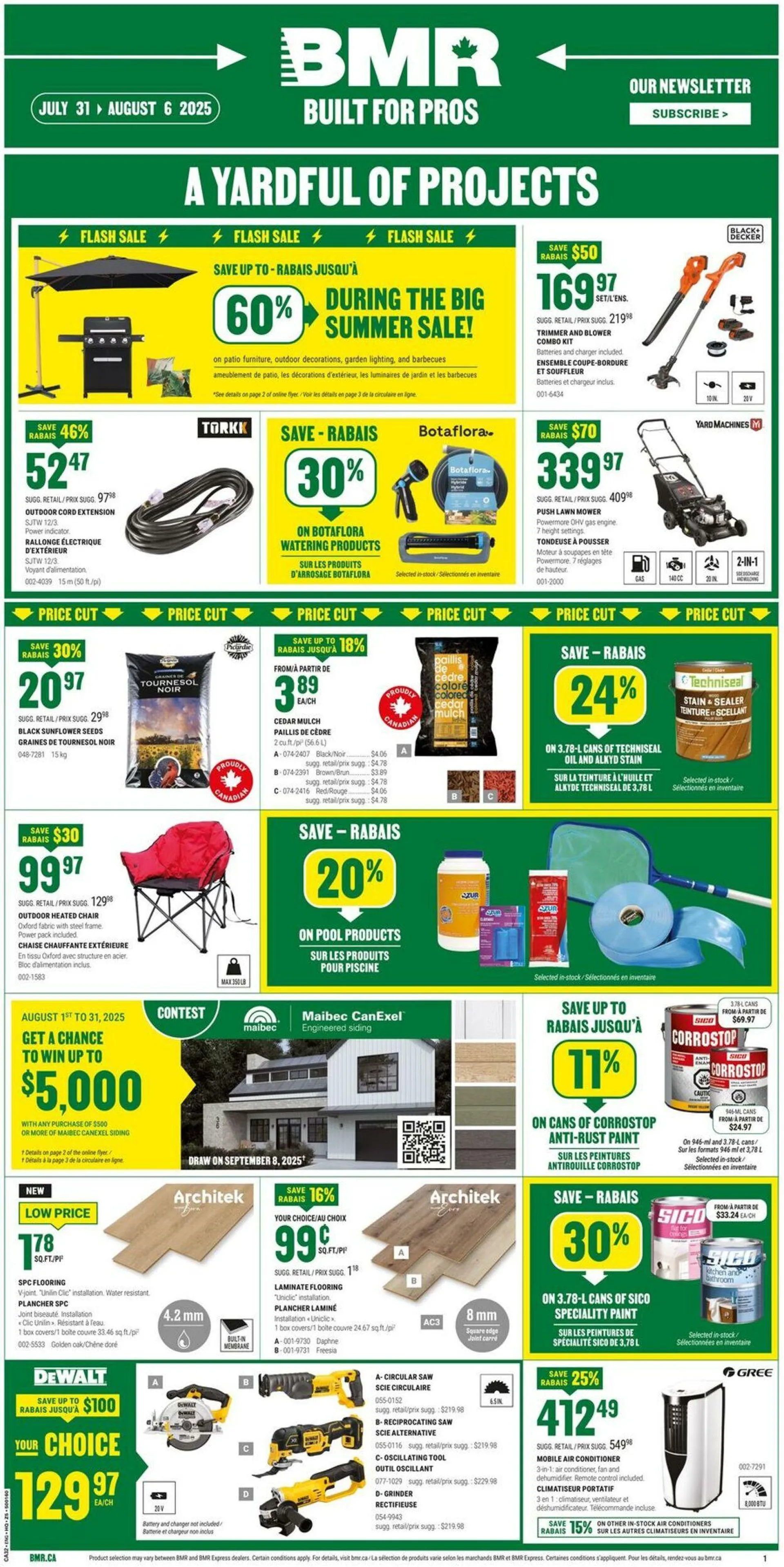 BMR Current flyer from July 31 to August 6 2025 - flyer page 1