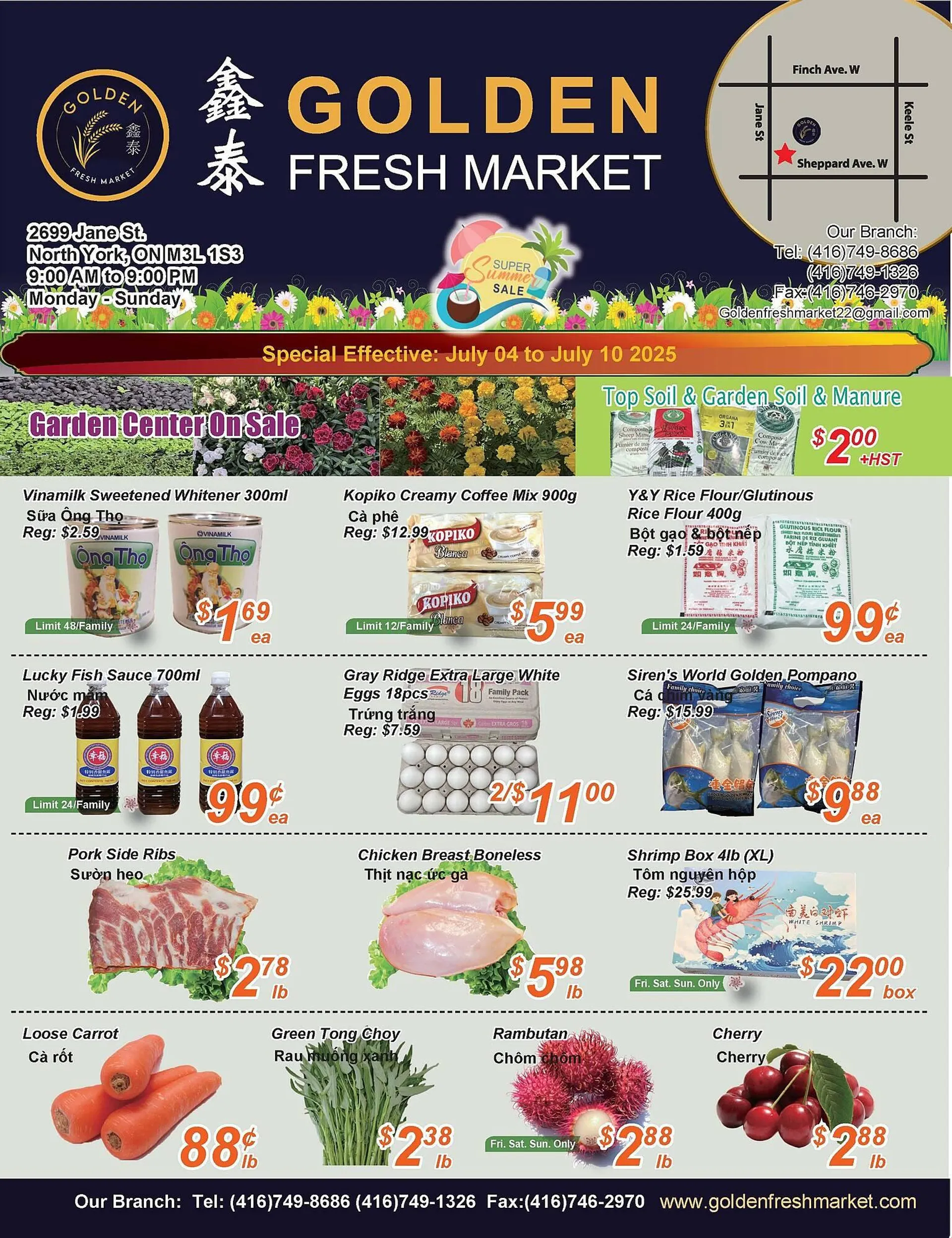 Golden Fresh Market flyer from July 2 to July 21 2025 - flyer page 1
