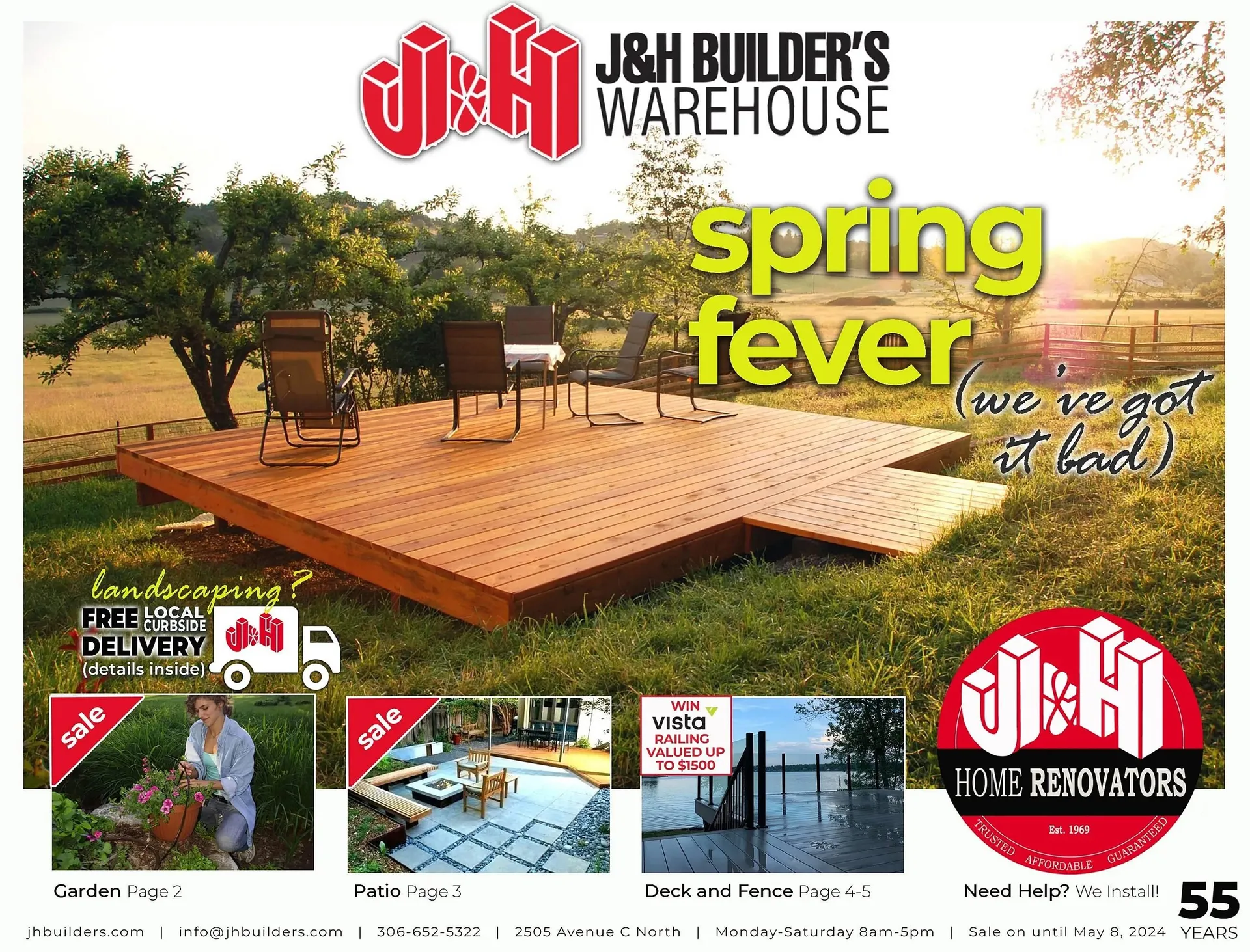 J&H Builders Warehouse flyer - 1