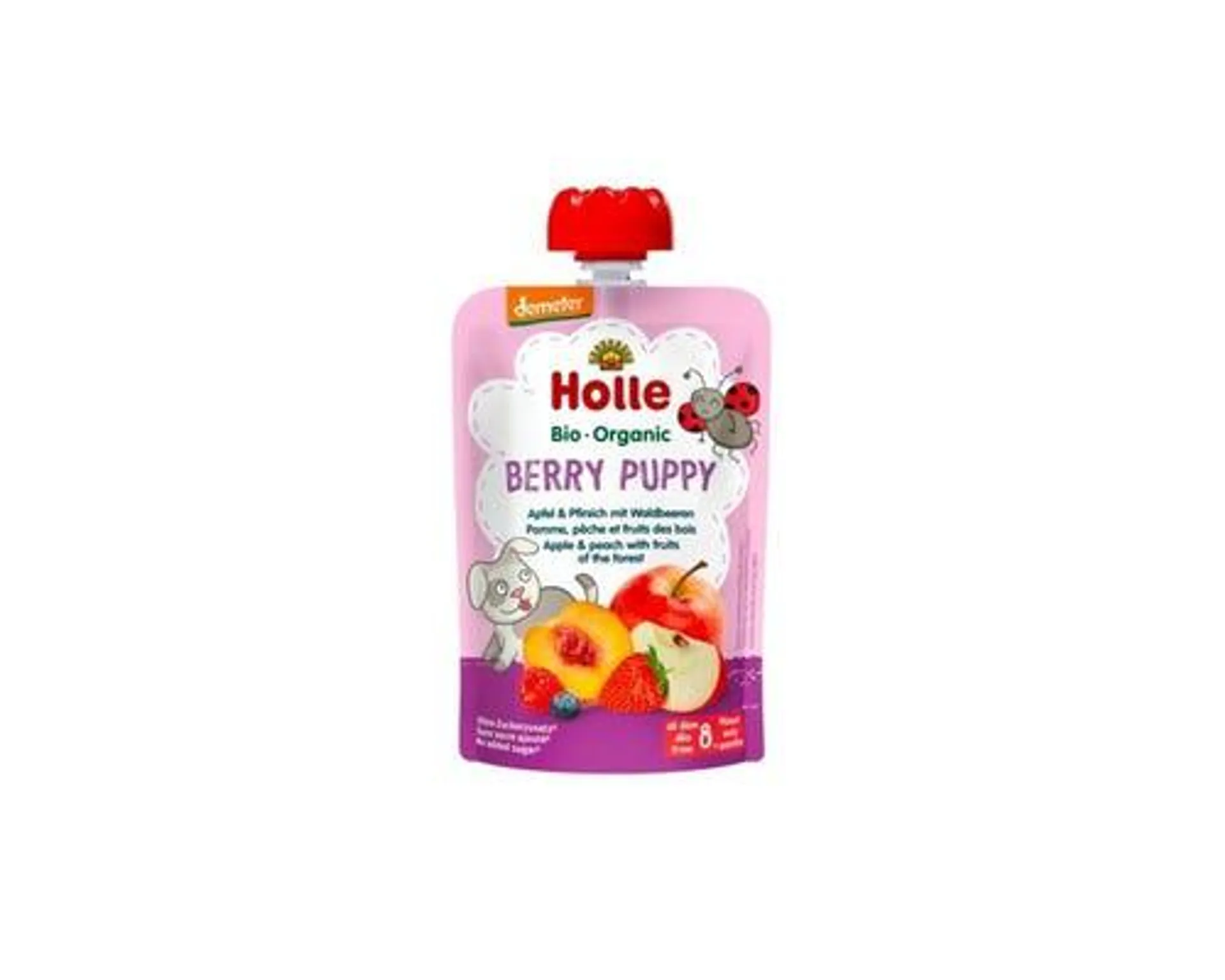 Holle Bio-Organic Baby Food Pouch Berry Puppy 100g