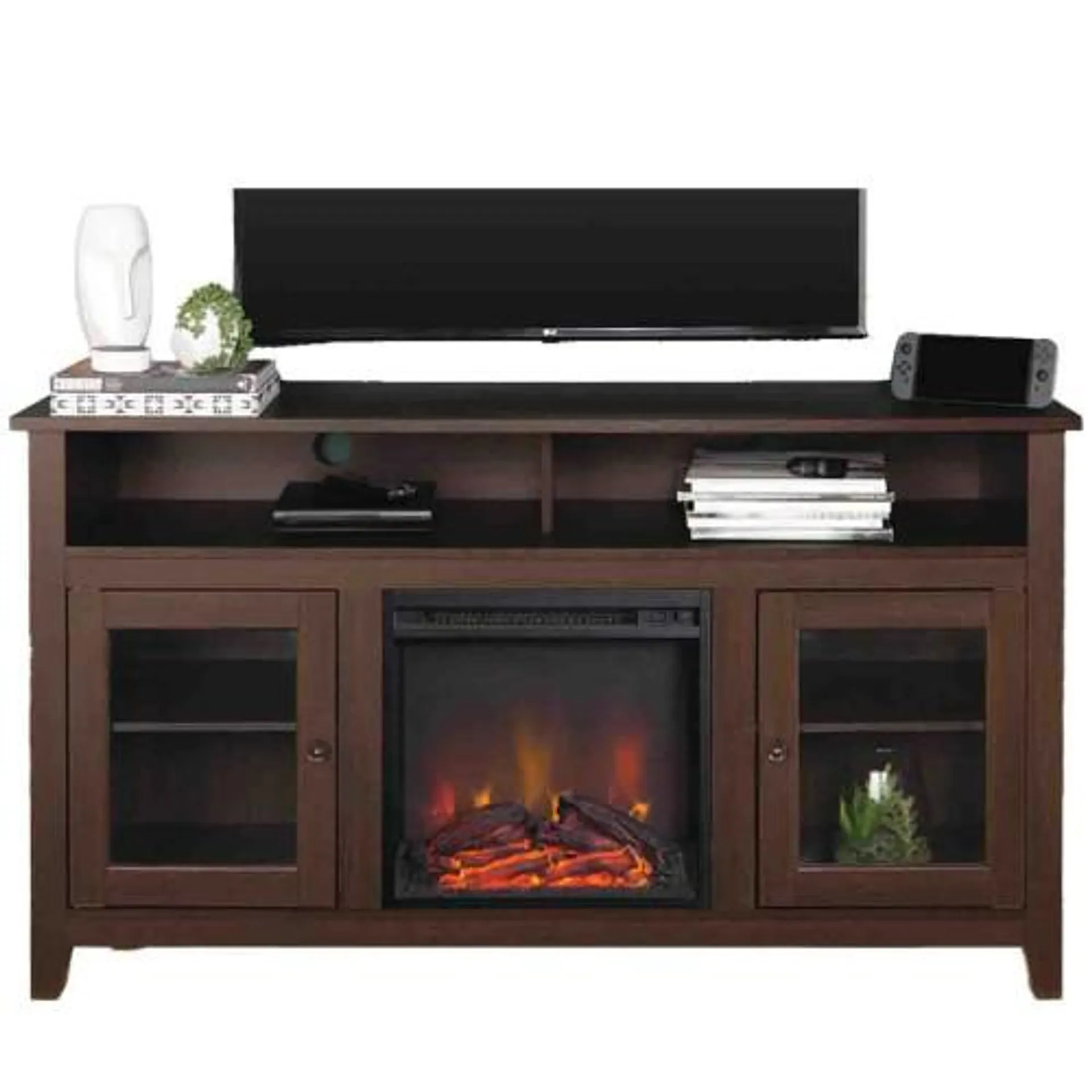 TV Stand with Electric Fireplace