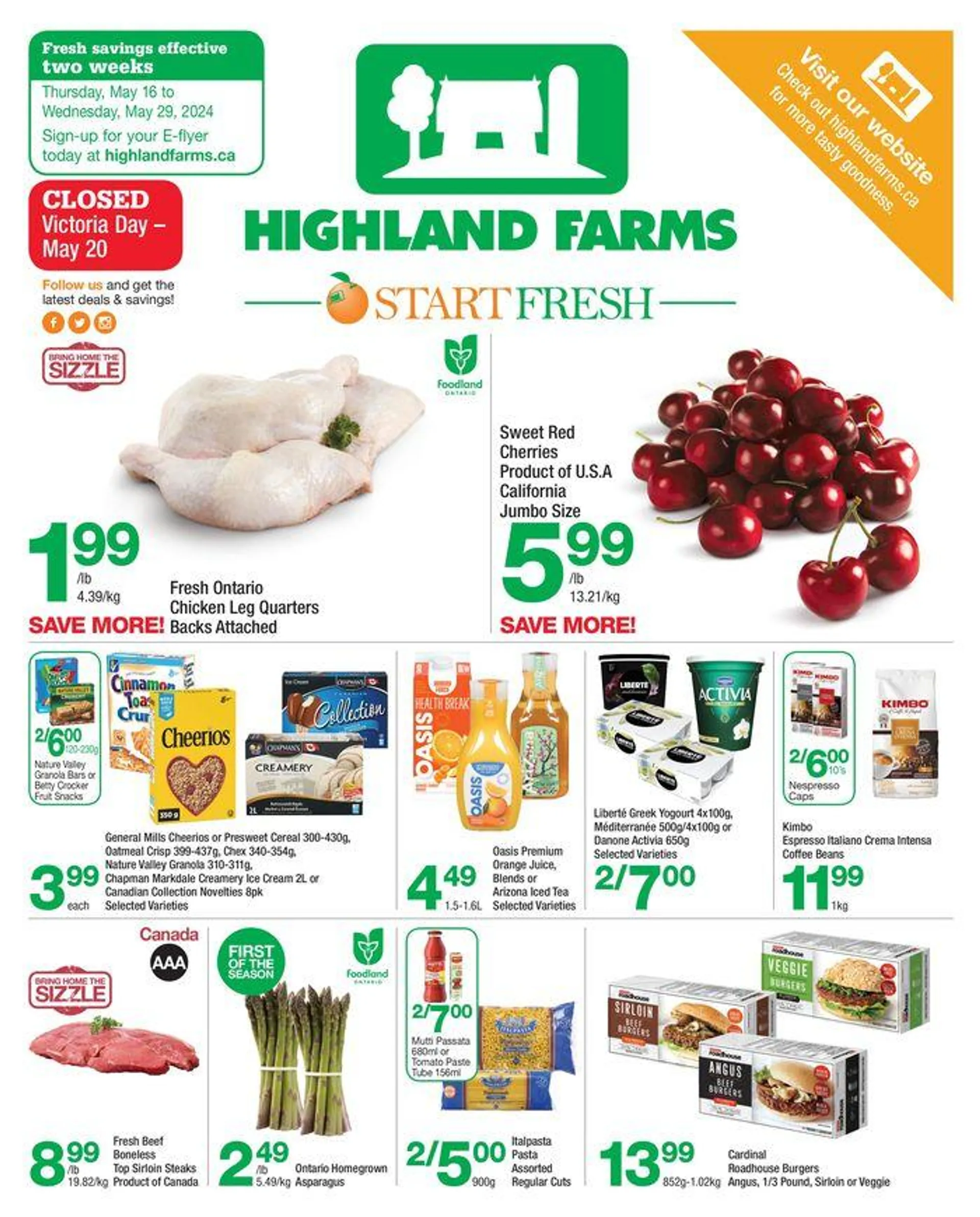 Highland Farms flyer - 1