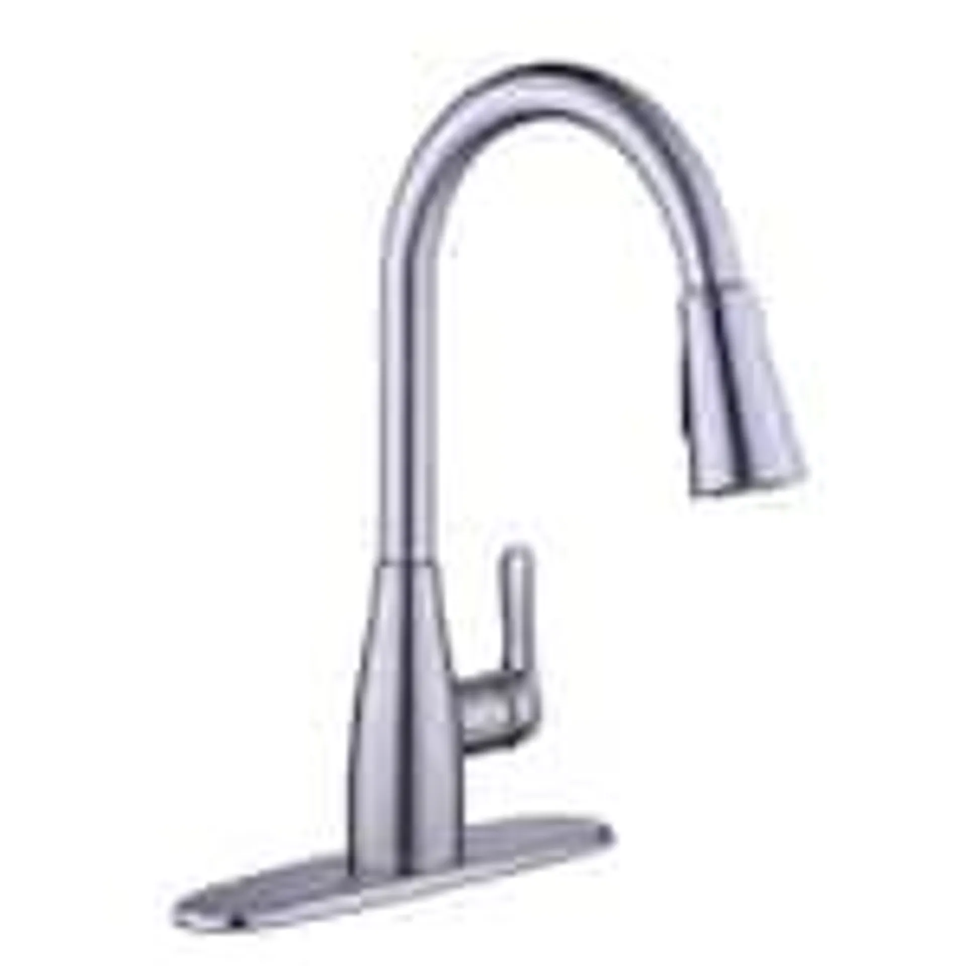 McKenna Single-Handle Pull-Down Kitchen Faucet Sprayer in Stainless Steel