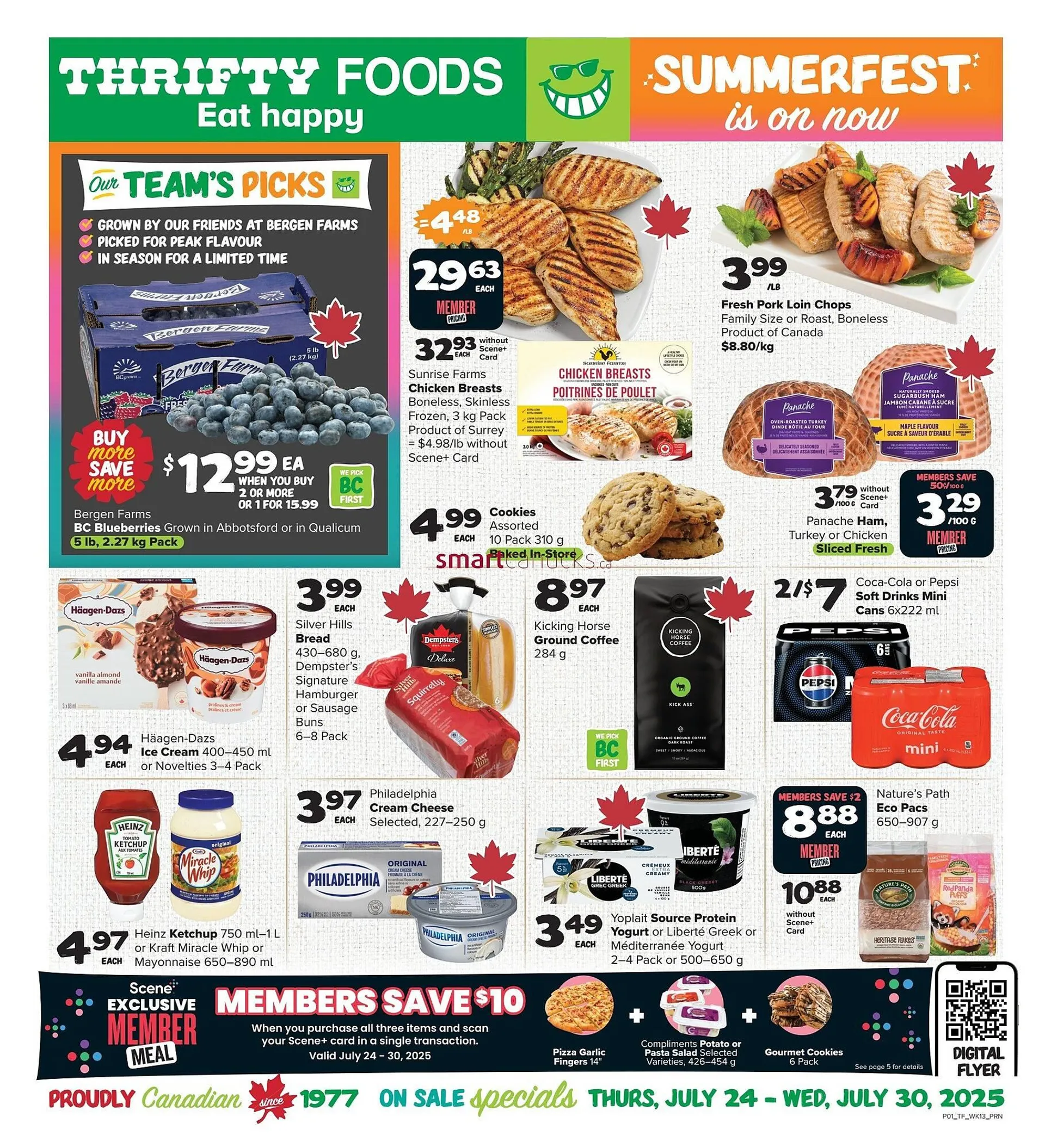 Thrifty Foods flyer from July 24 to July 30 2025 - flyer page 1