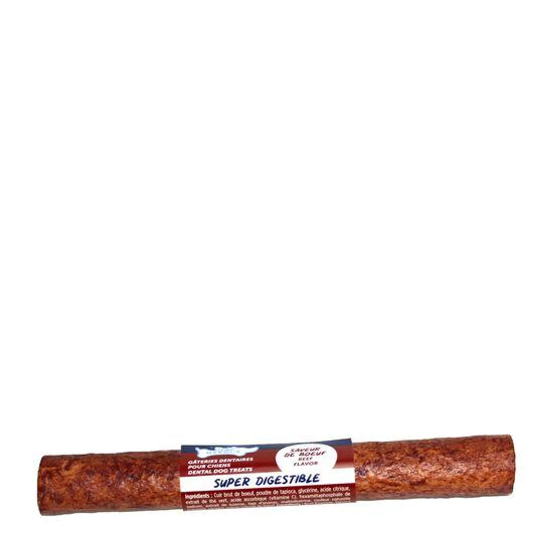 Beef Tube Dental Dog Treat, 22cm