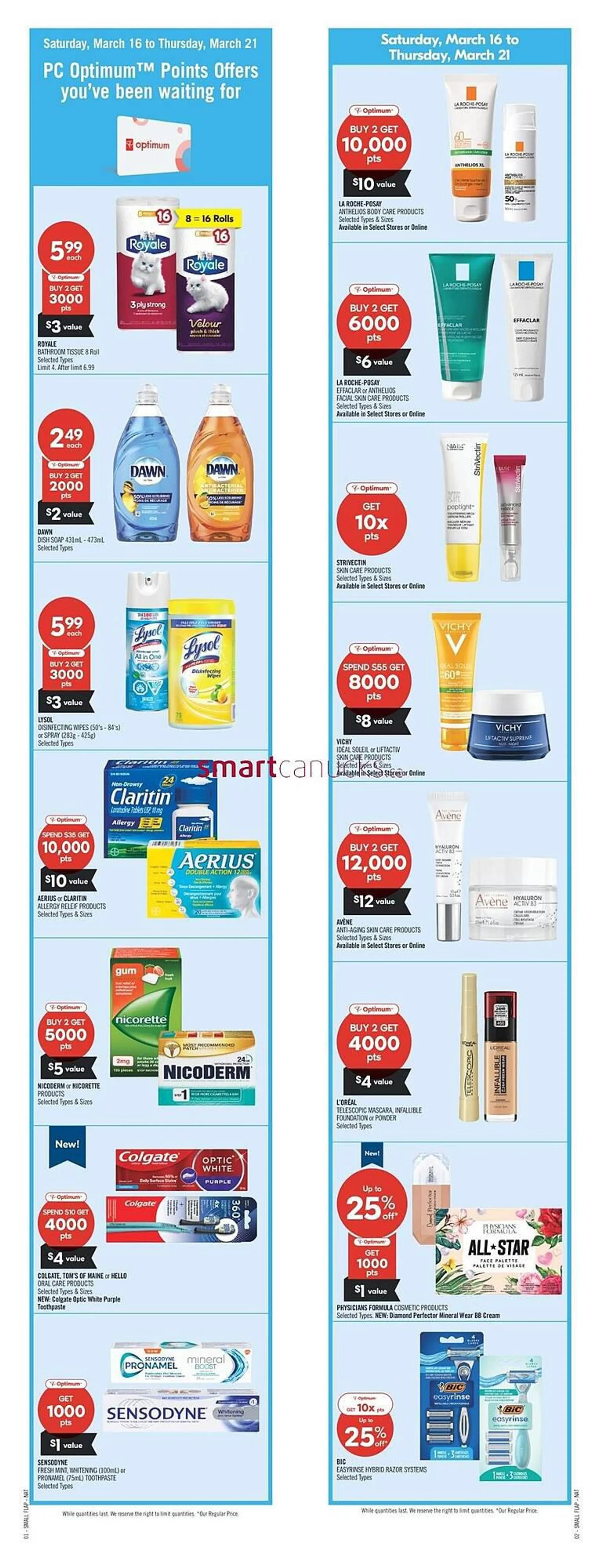 Shoppers Drug Mart flyer from March 14 to March 20 2024 - flyer page 3