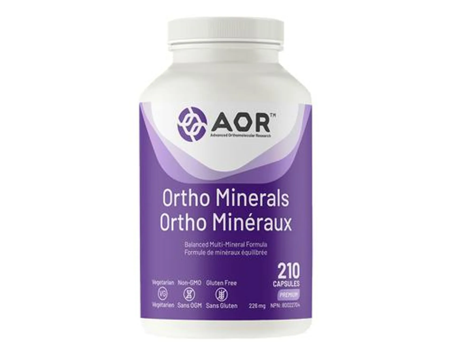 AOR Ortho Minerals 226mg 210 Capsules