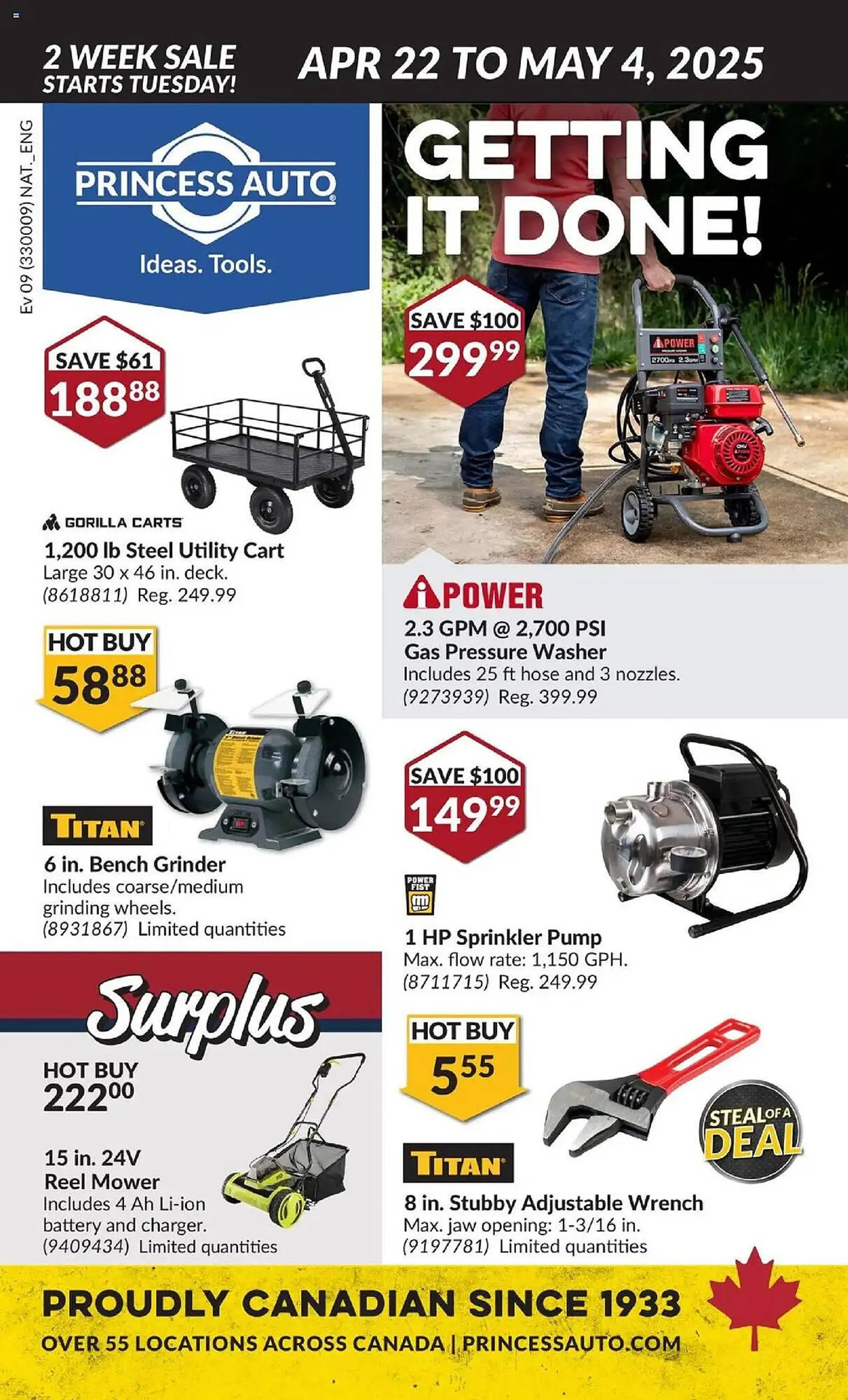 Princess Auto flyer - 1