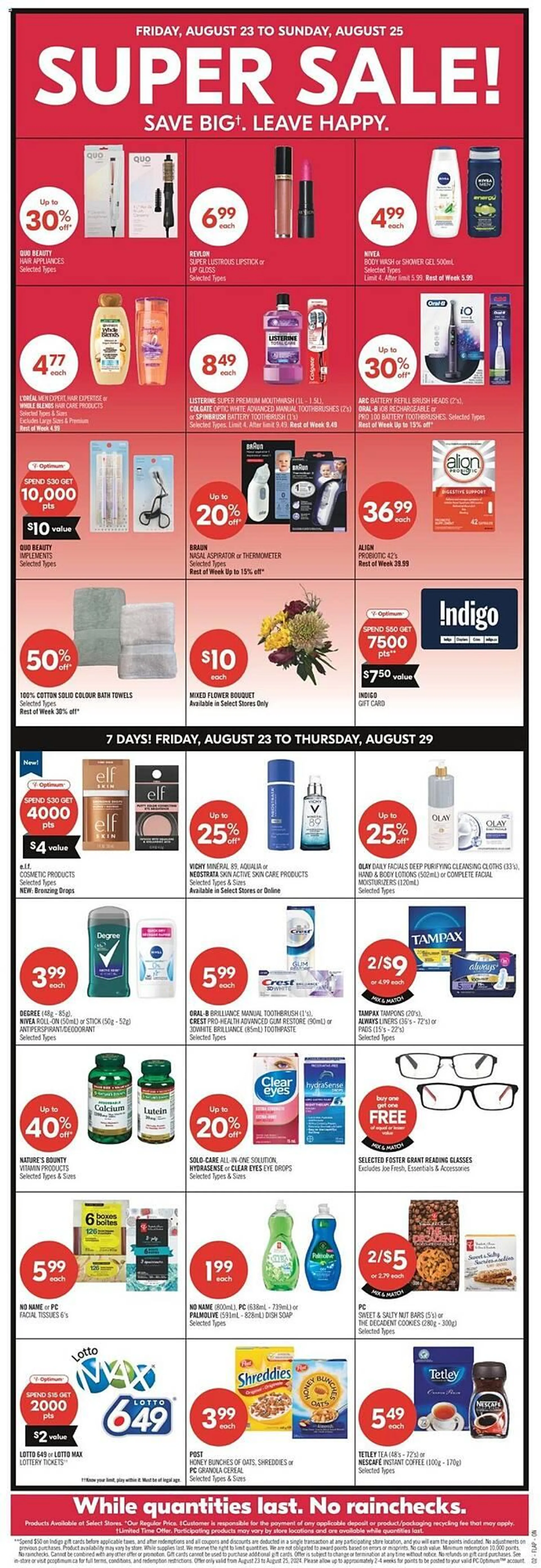 Shoppers Drug Mart flyer from August 24 to August 29 2024 - flyer page 3