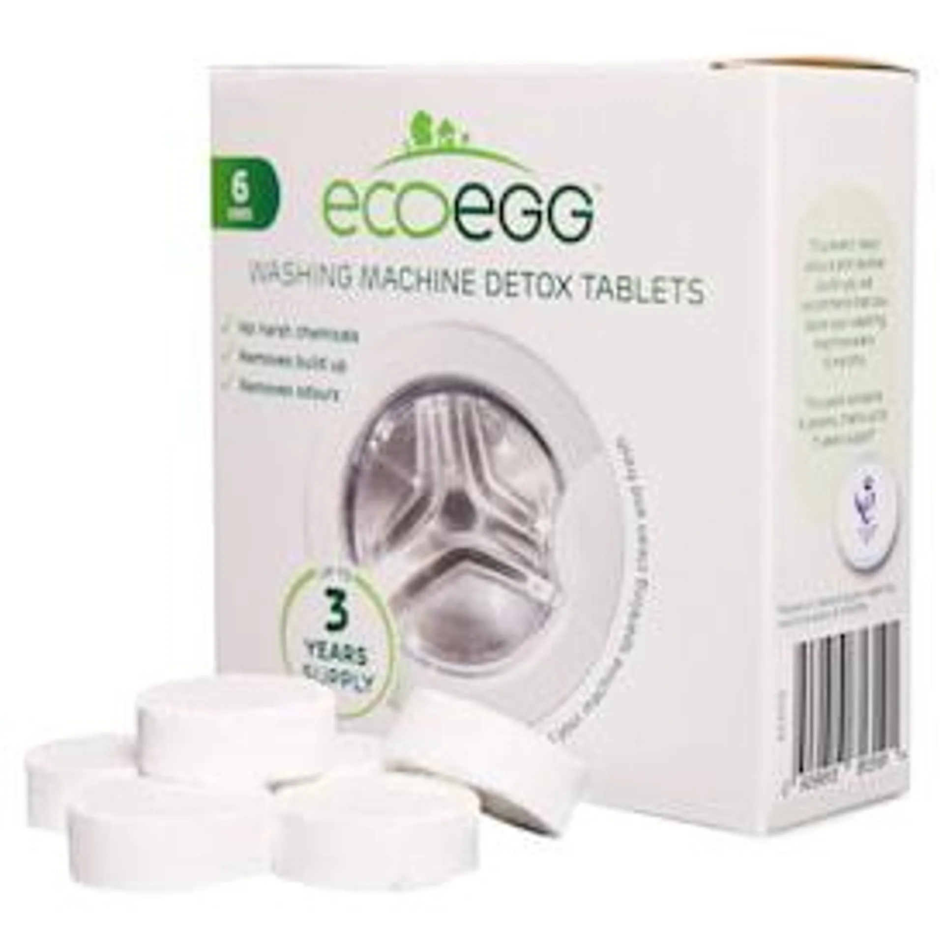 Pack de 6 pastilles Ecoegg Detox