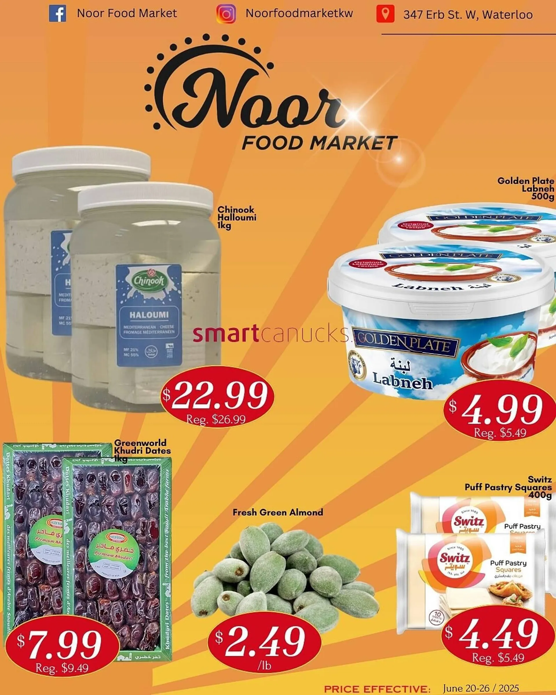 Noor Food Market flyer from June 20 to June 26 2025 - flyer page 1