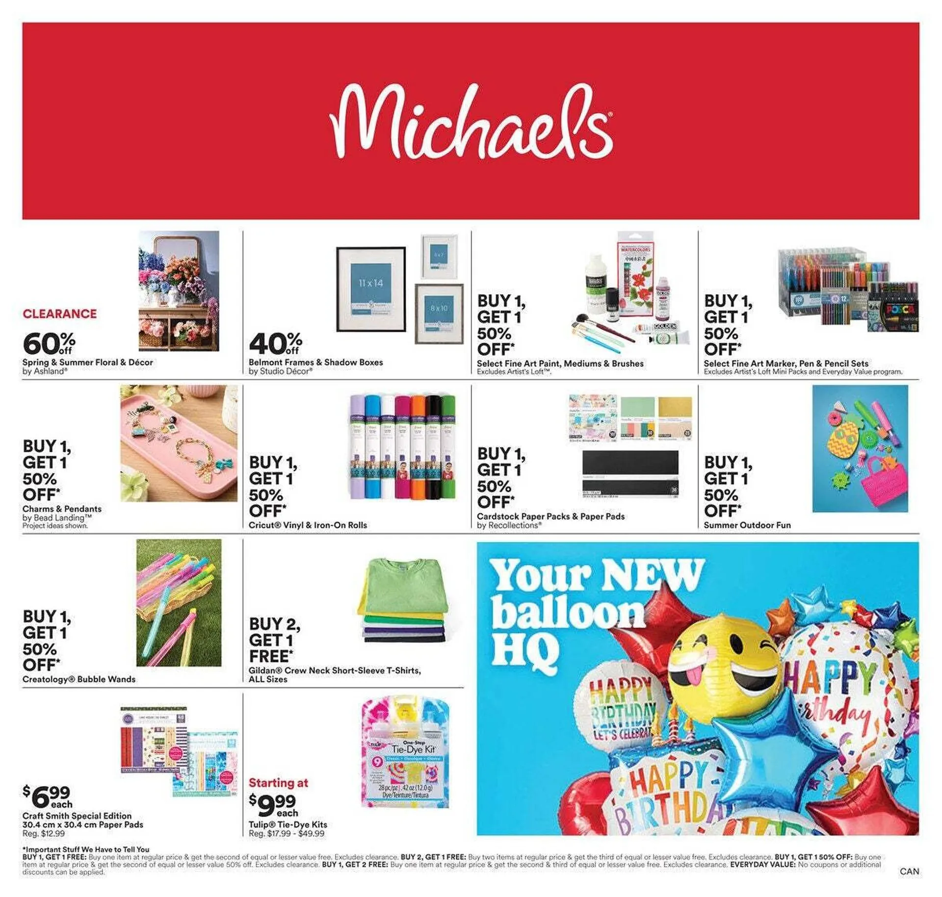 Michaels flyer from June 27 to July 4 2025 - flyer page 1