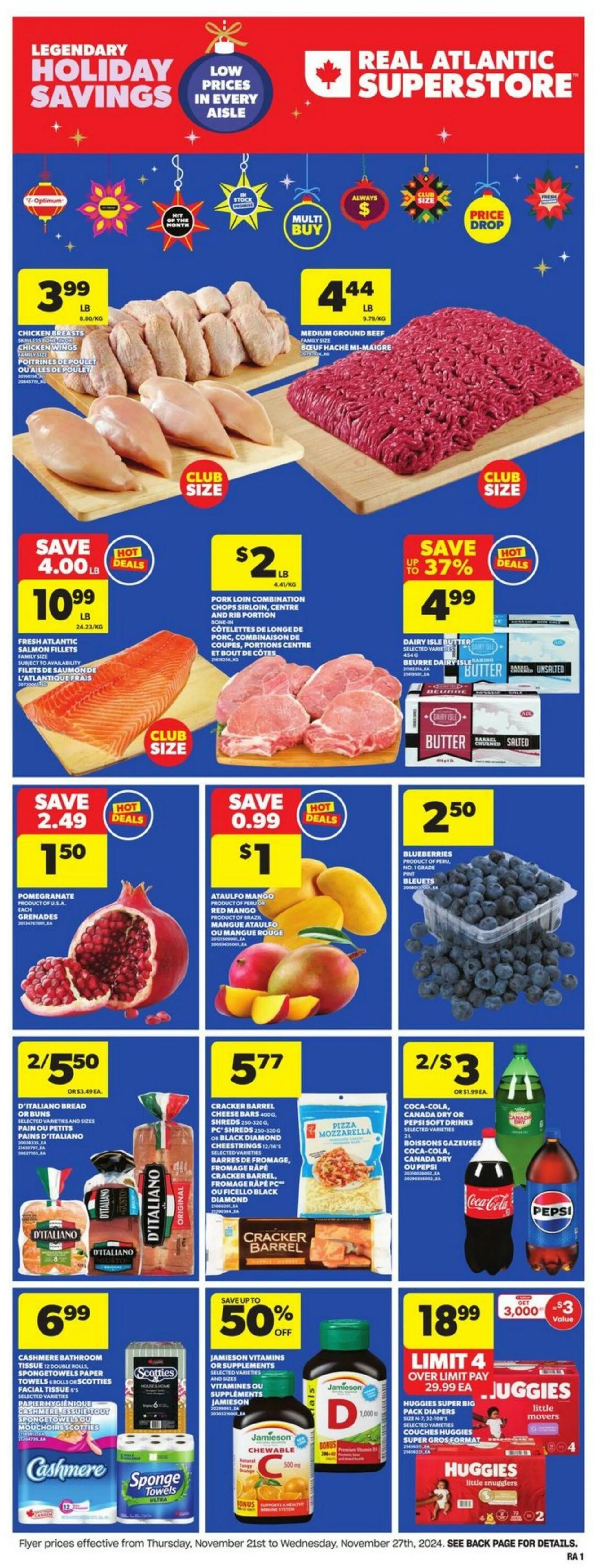 Atlantic Superstore Current flyer from November 21 to November 27 2024 - flyer page 4