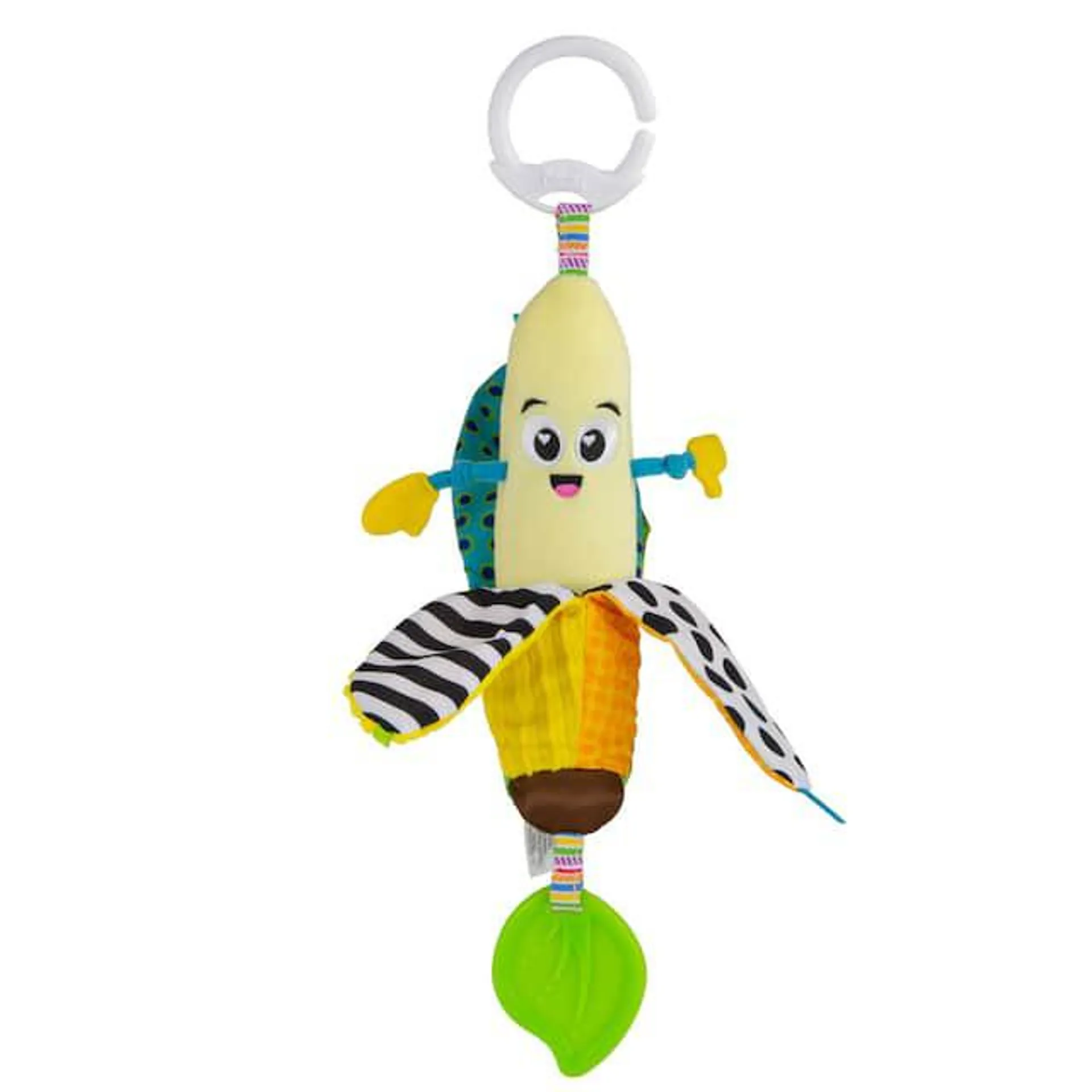 Lamaze Bea the Banana Clip & Go Baby Toy, Bilingual, Ages 0m+