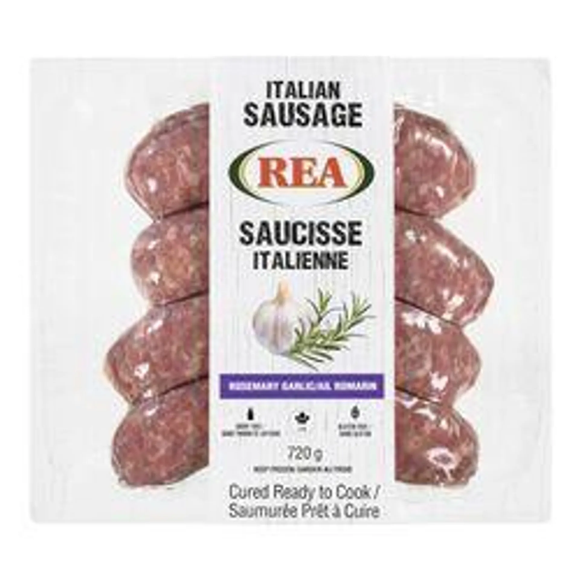 Garlic and Rosemary Italian Sausages