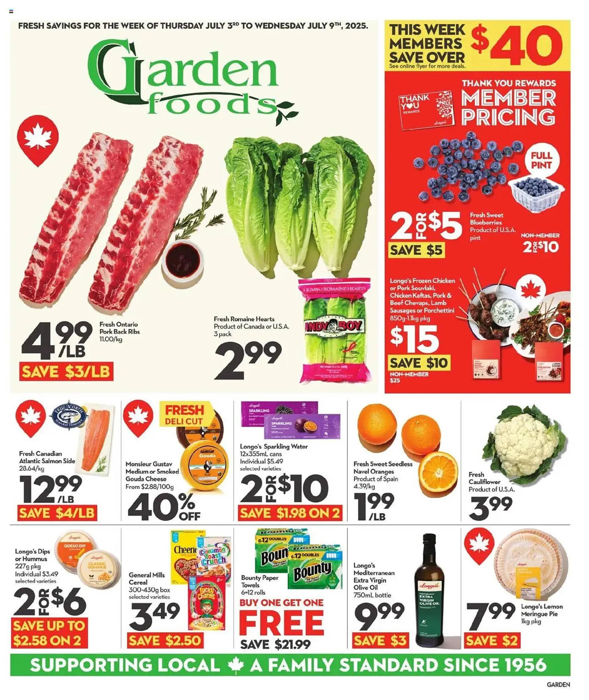 Longo's flyer from July 3 to July 11 2025 - flyer page 1