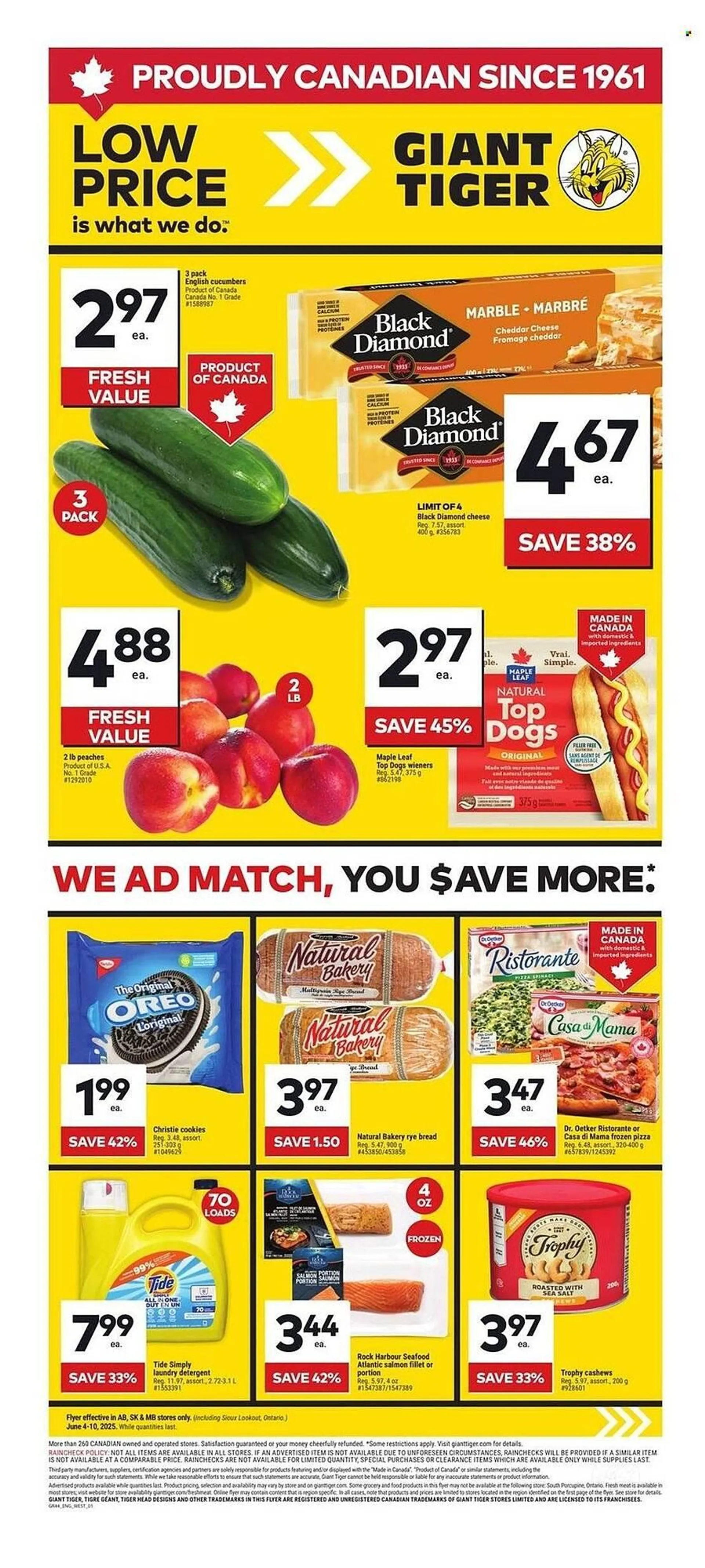 Giant Tiger flyer from June 4 to June 10 2025 - flyer page 1